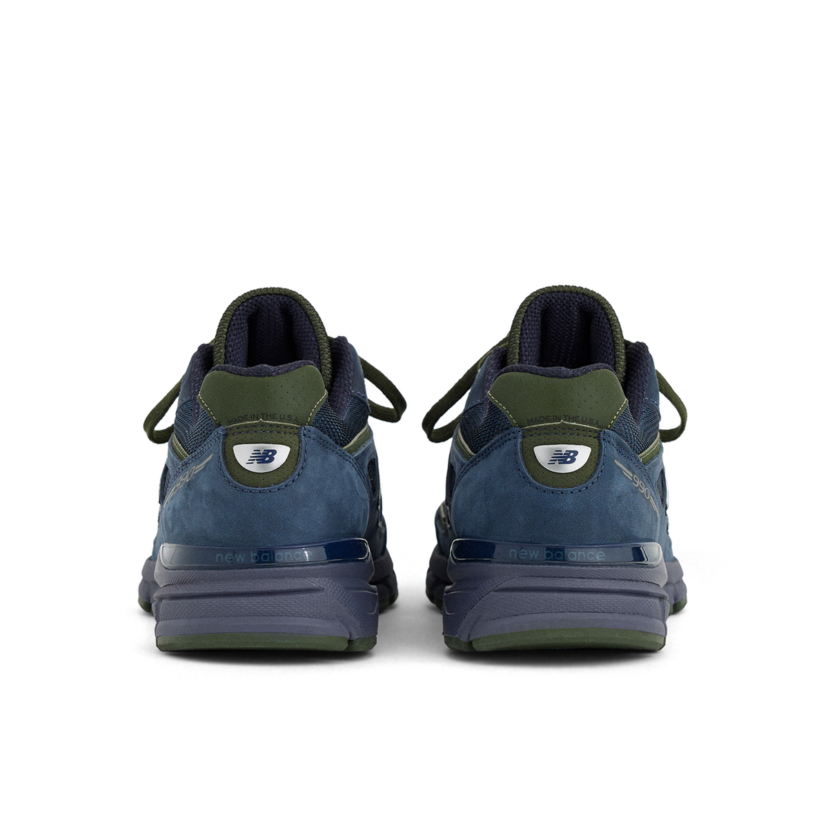 New Balance 990 v4 Made in USA in BLAU