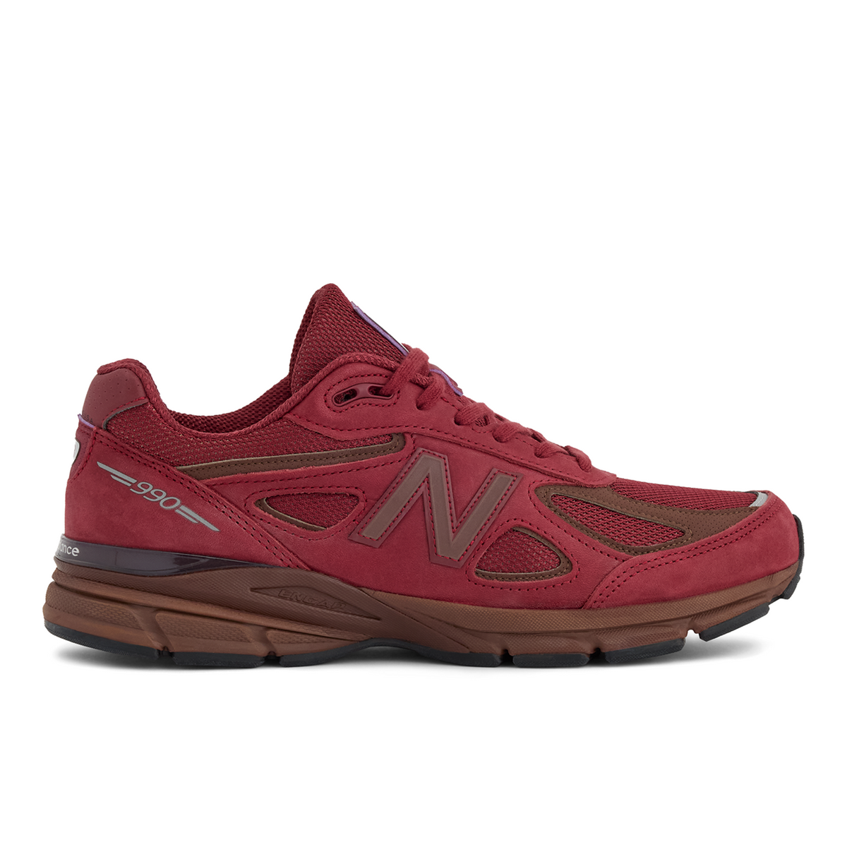 New Balance 990 v4 Made in USA in ROT