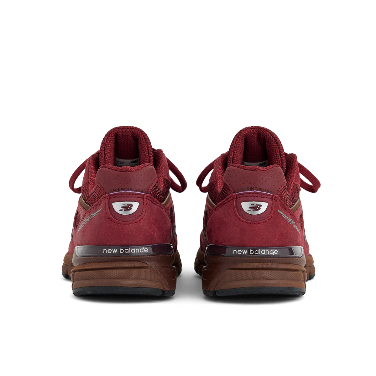 New Balance 990 v4 Made in USA in ROT