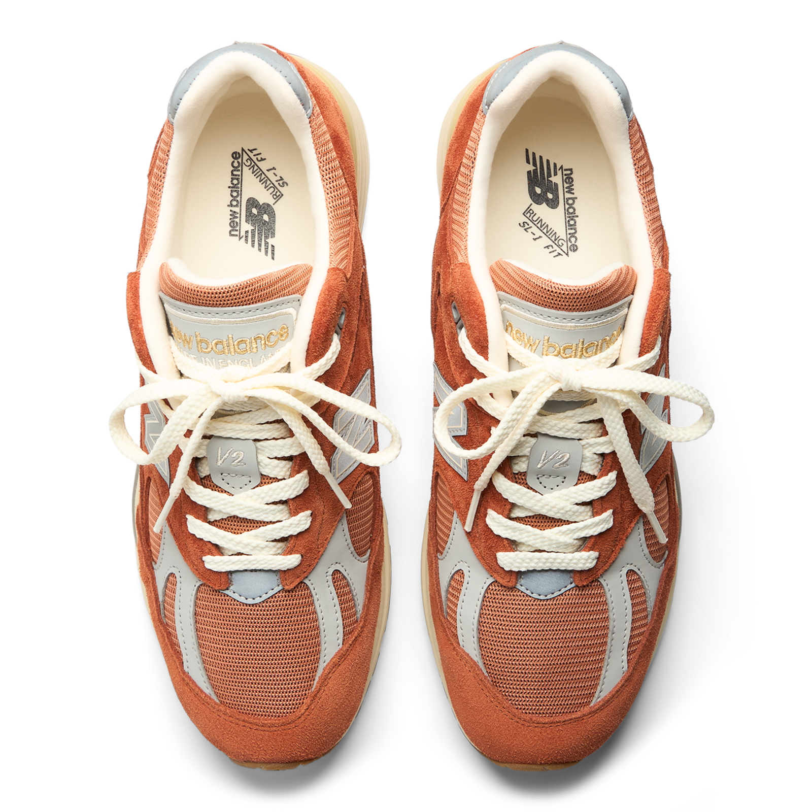 New Balance U 991 Made in UK v2 Vintage Sports Freizeitschuhe in BRAUN