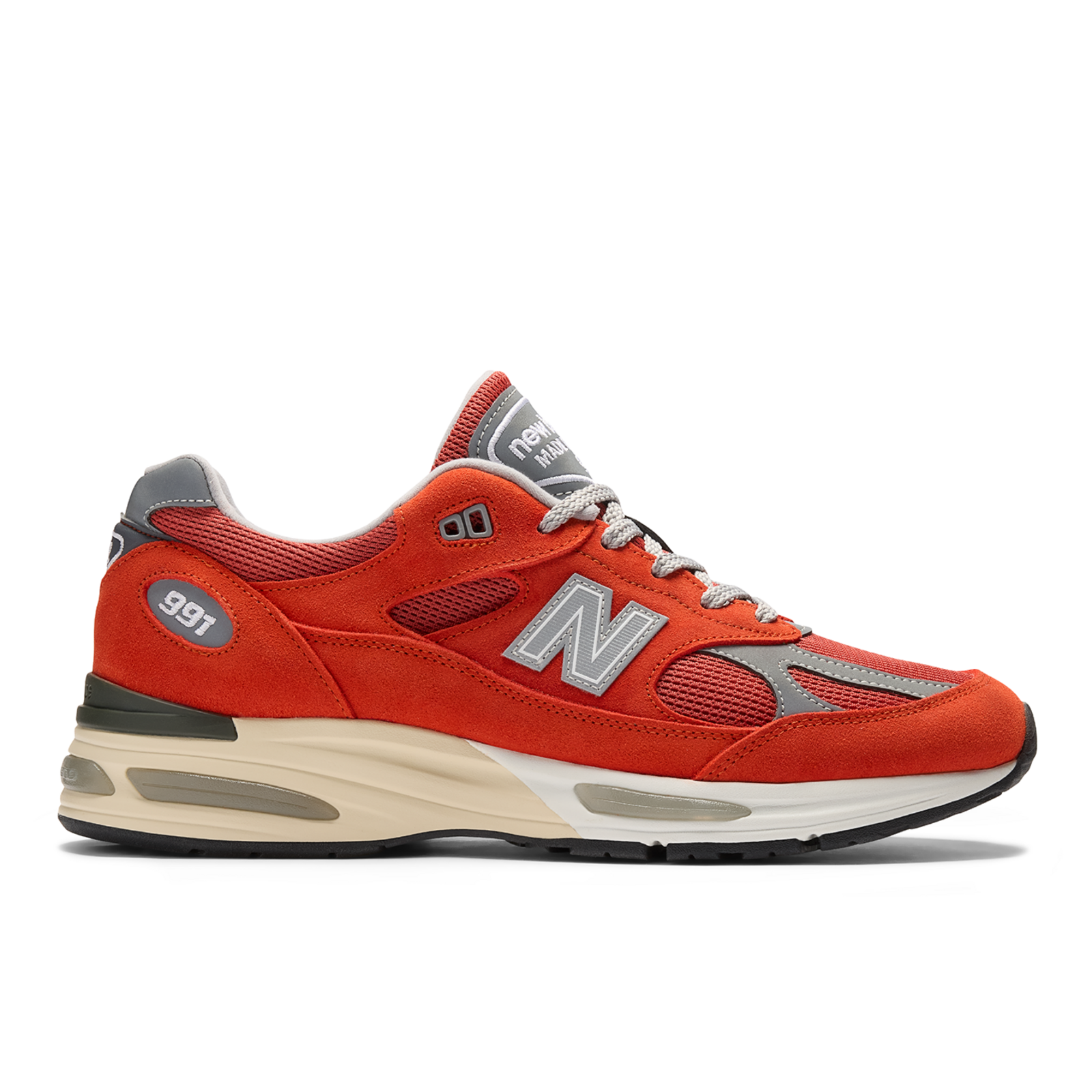New Balance M 991 Made in UK v2 Vibrant Chroma Freizeitschuhe in ROT