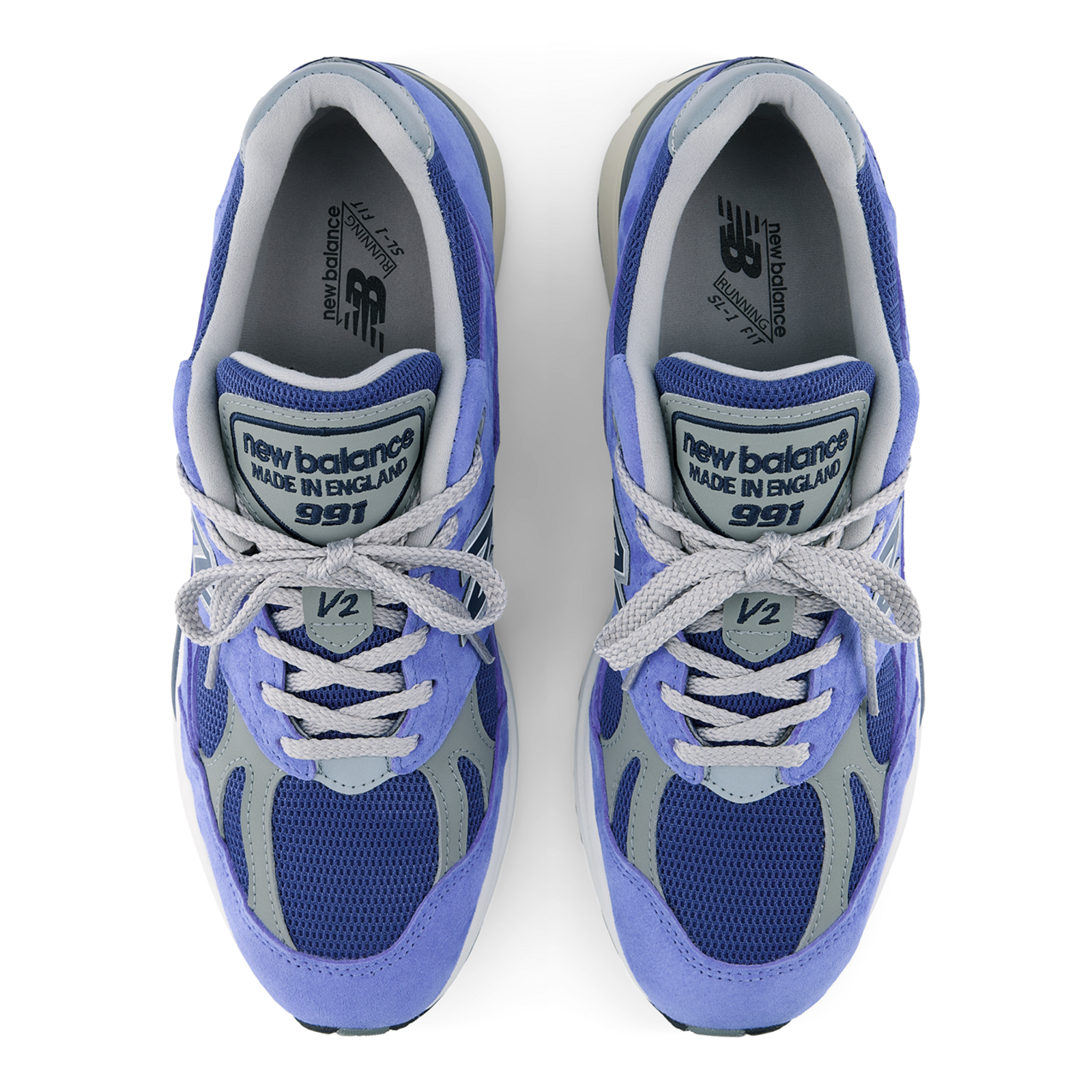 New Balance 991 v2 Made in UK Summer Brights in BLAU