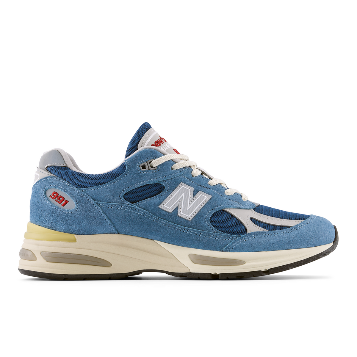 New Balance 991 v2 Made in UK Vintage Sports in BLAU