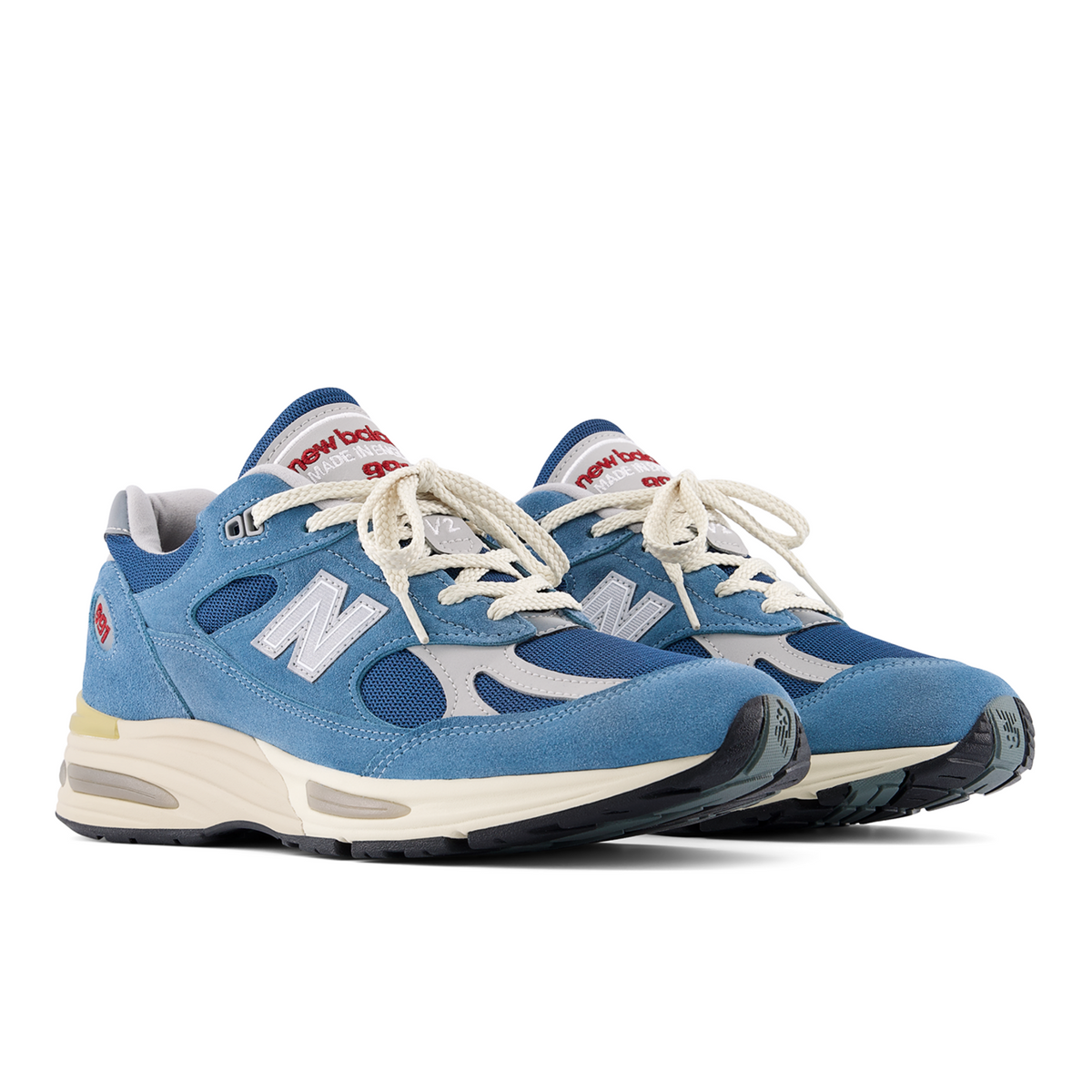 New Balance 991 v2 Made in UK Vintage Sports in BLAU