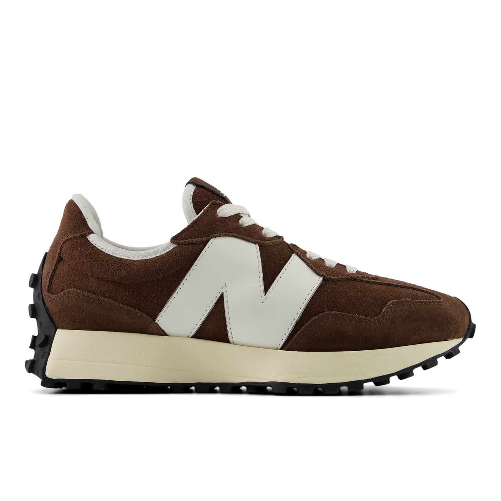 New Balance 327 Suede in BRAUN