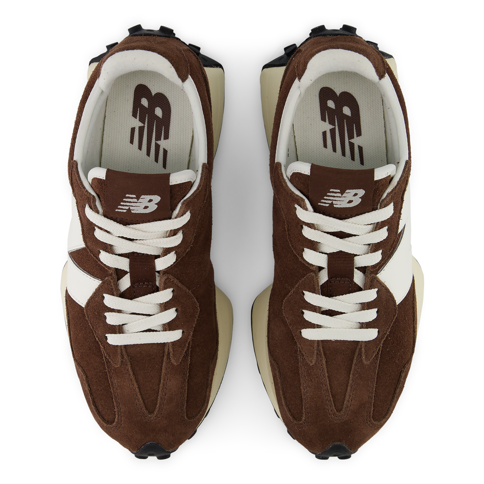 New Balance 327 Suede in BRAUN