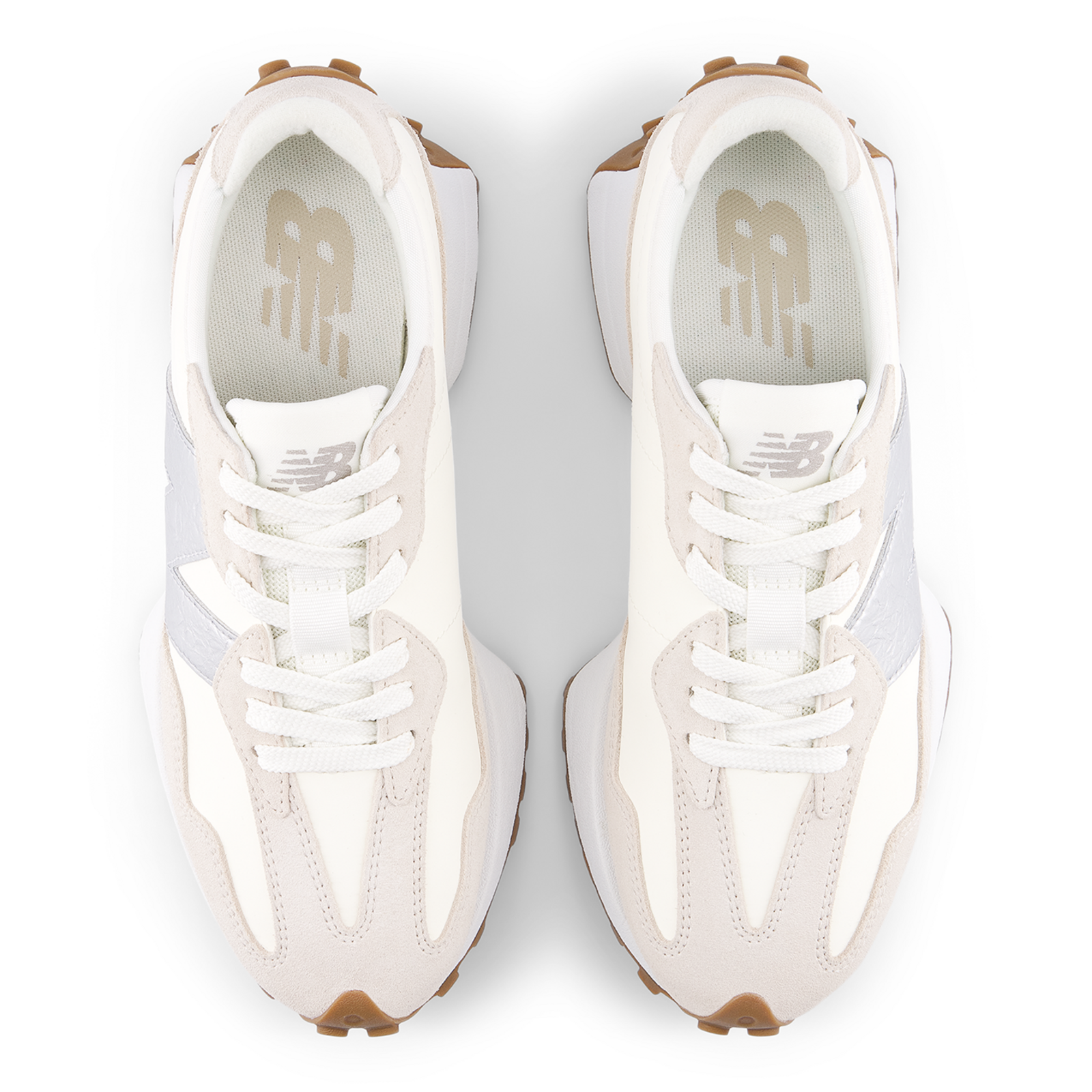 New Balance W 327 Seasonal Metallic Freizeitschuhe in GRAU