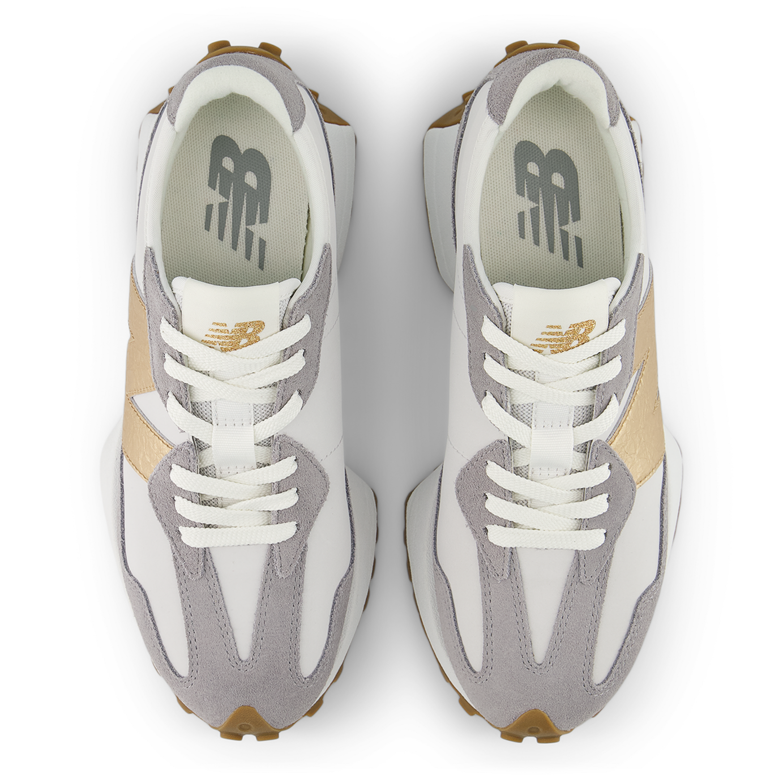 New Balance W 327 Seasonal Metallic Freizeitschuhe in GRAU