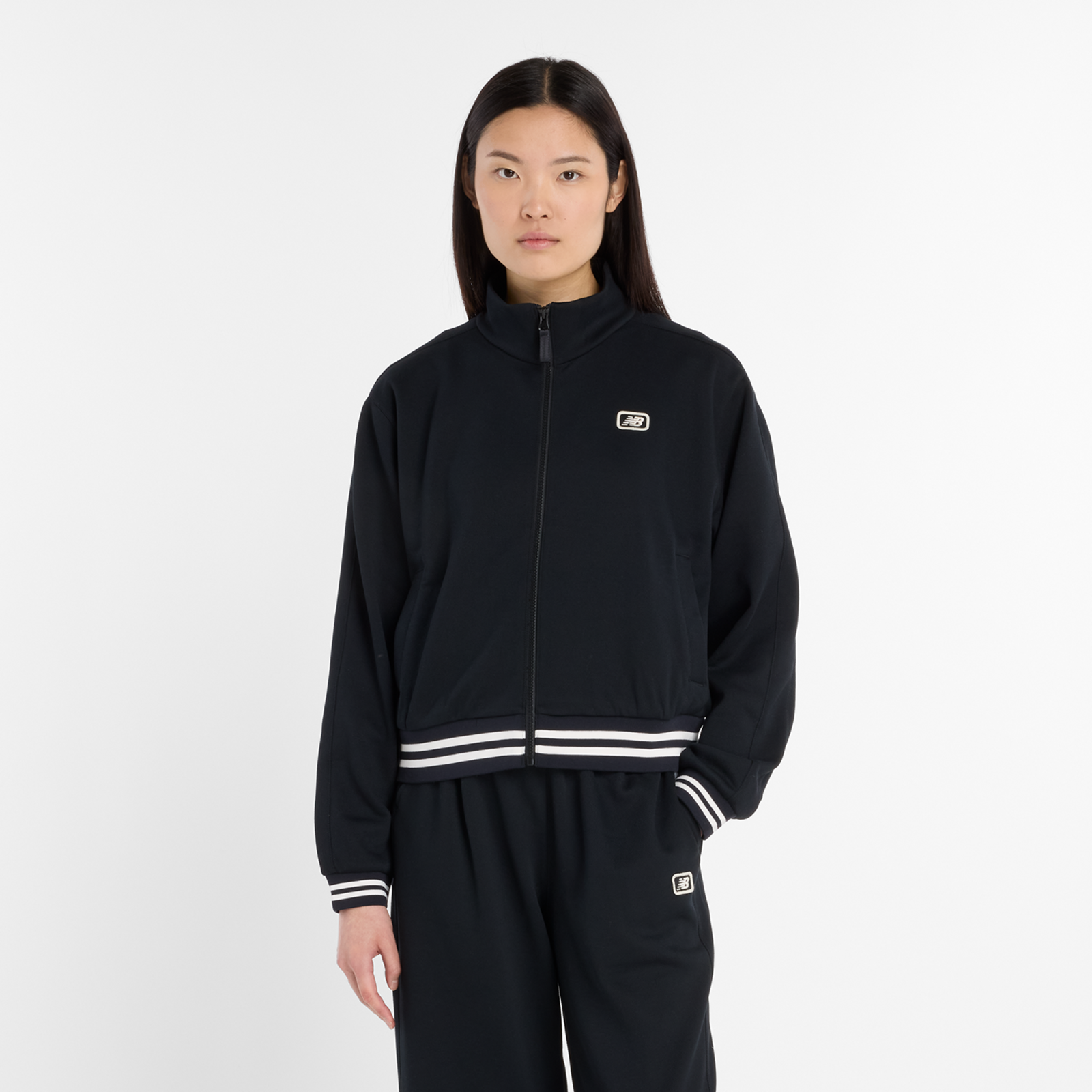 New Balance W Post Season Pique Track Jacket in