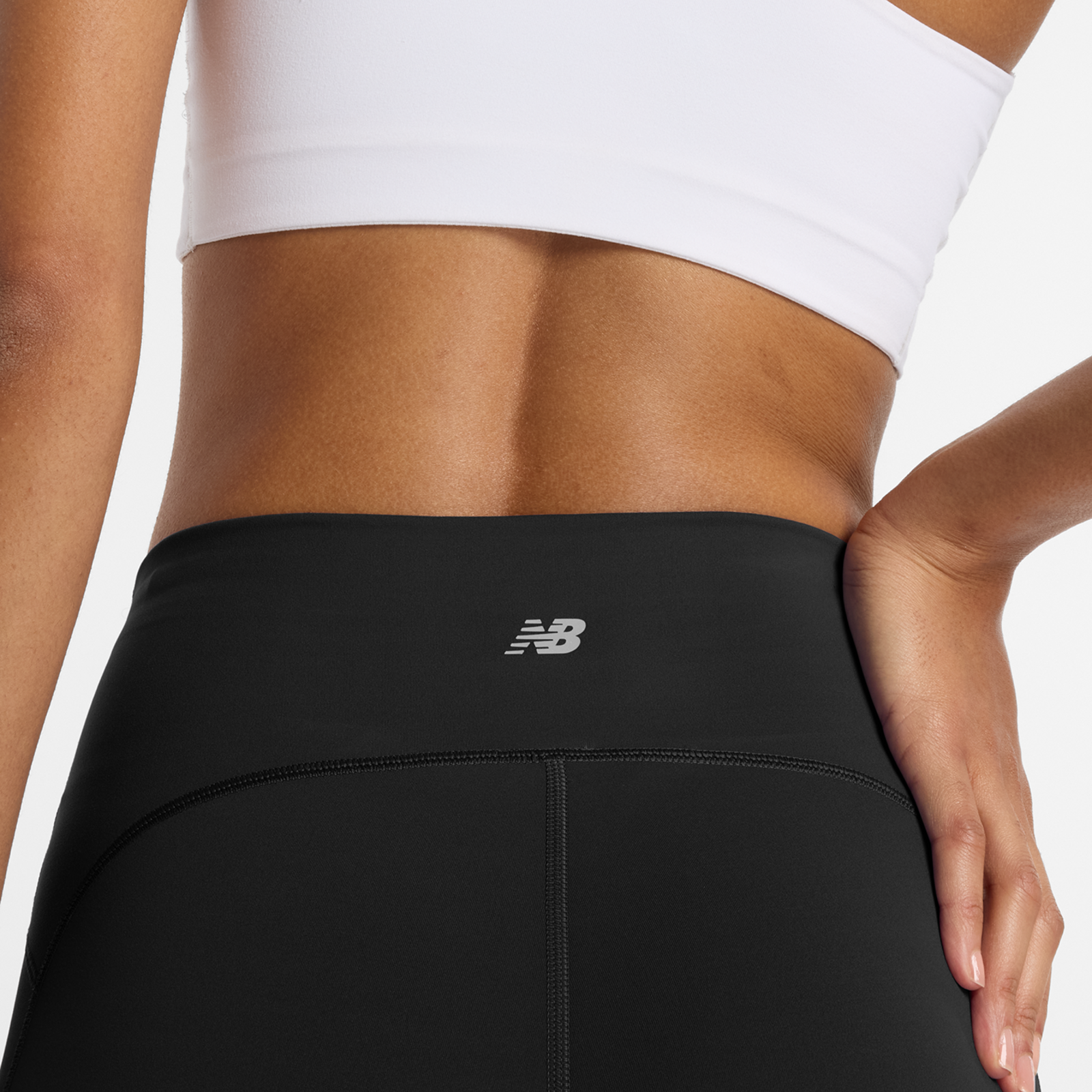 New Balance W NB Sleek Pocket High Rise Legging 27" in