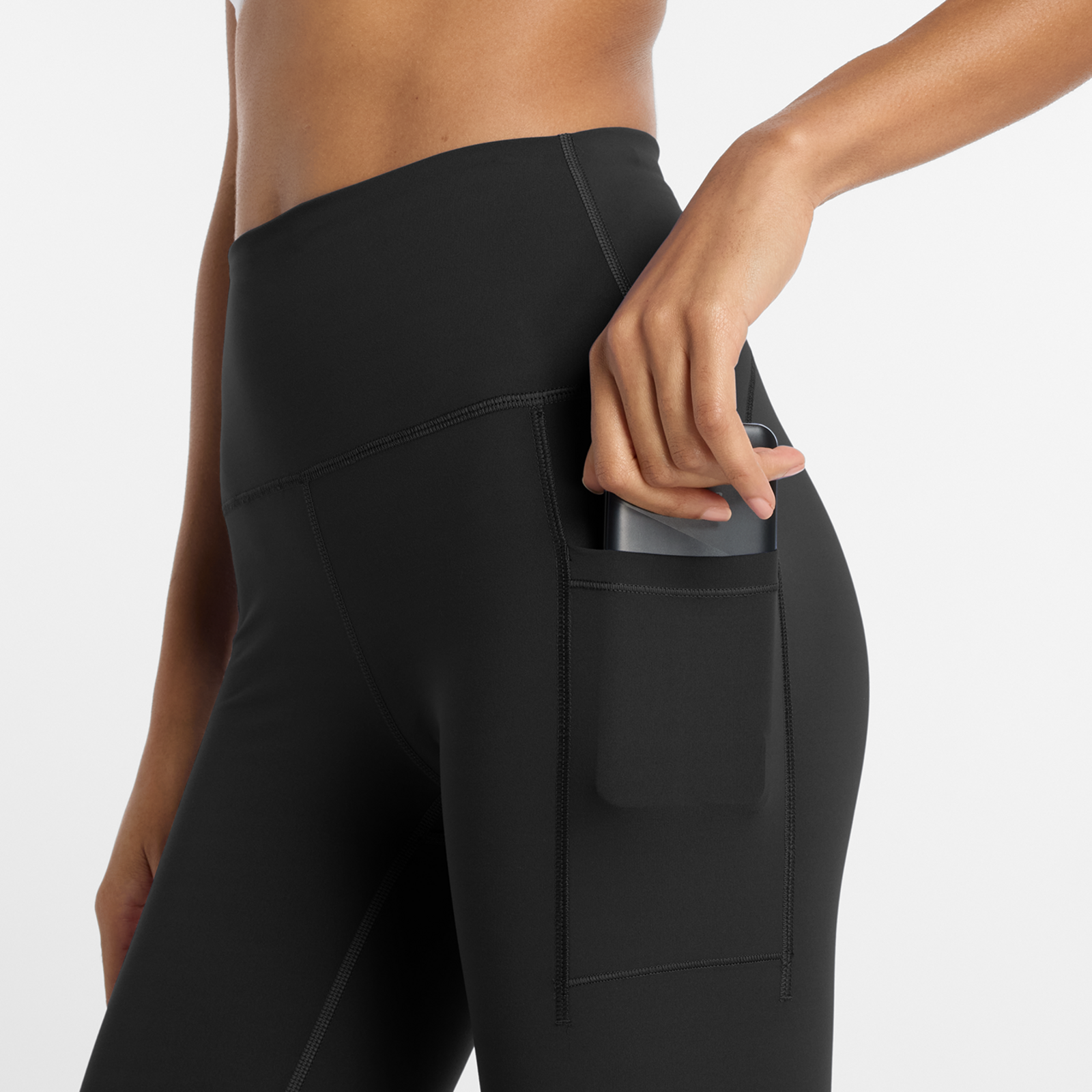 New Balance W NB Sleek Pocket High Rise Legging 27" in