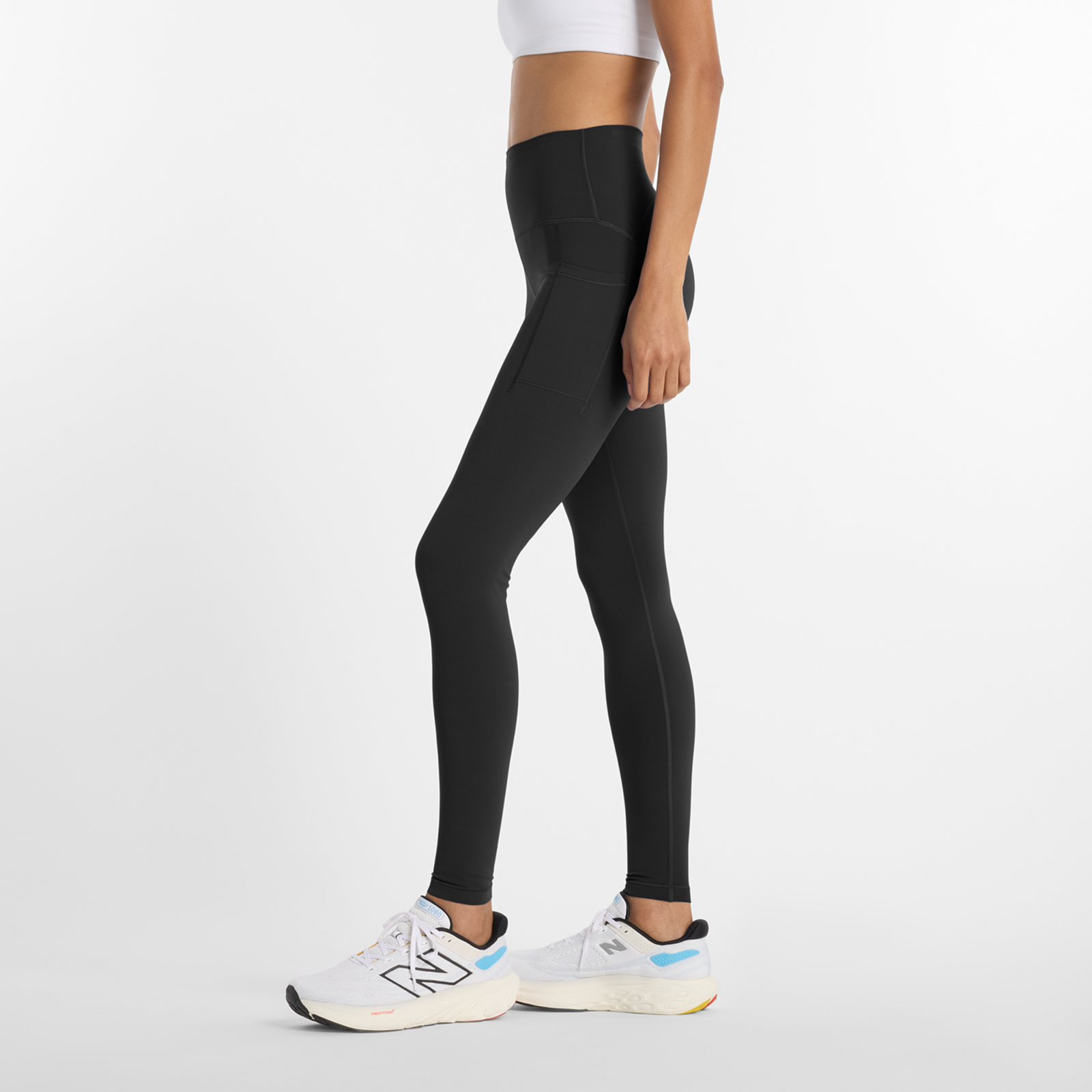 New Balance W NB Sleek Pocket High Rise Legging 27" in