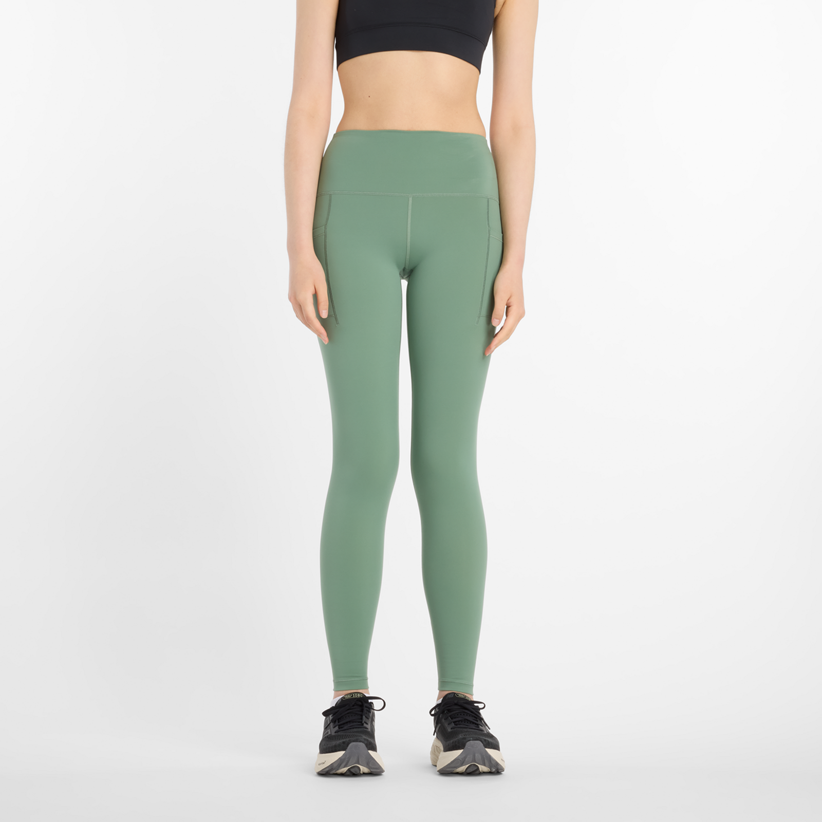 New Balance W NB Sleek Pocket High Rise Legging 27" in
