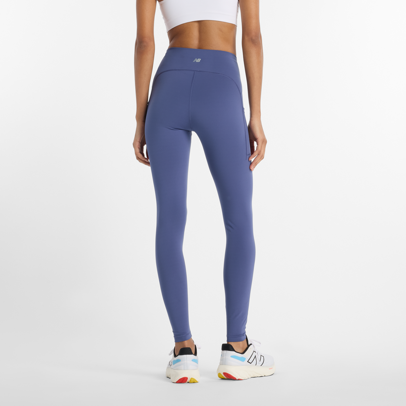 New Balance W NB Sleek Pocket High Rise Legging 27" in