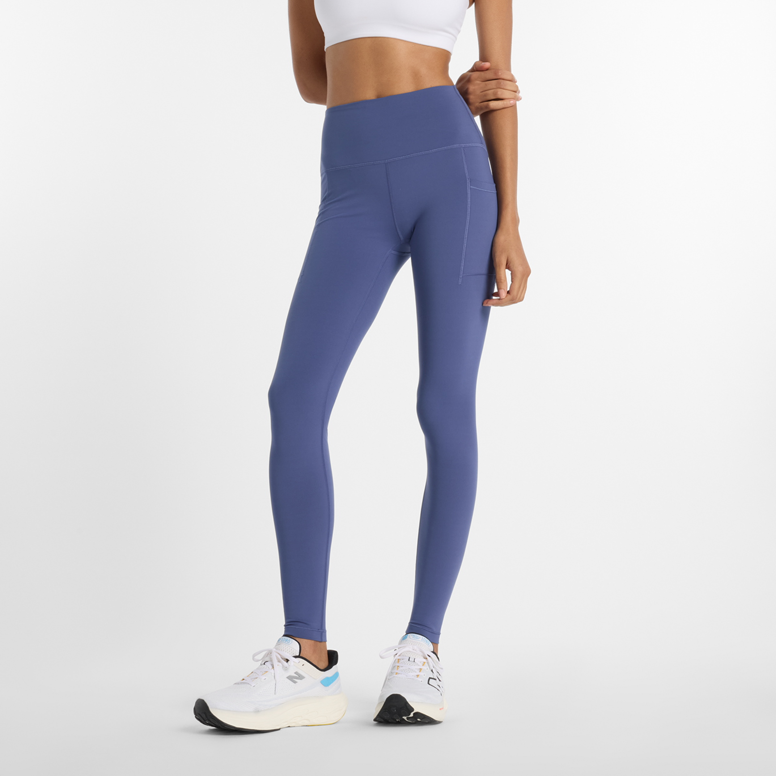 New Balance W NB Sleek Pocket High Rise Legging 27" in