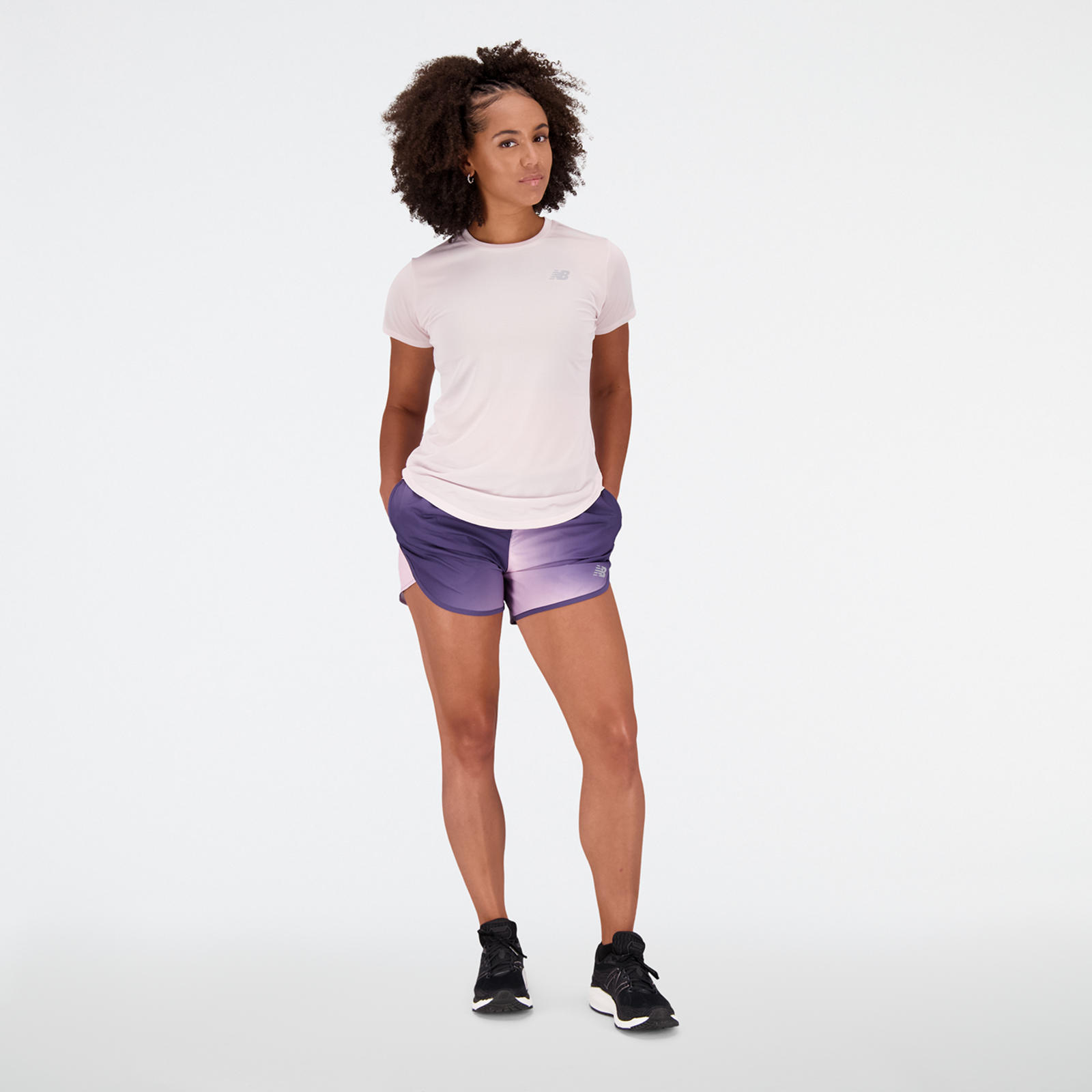 New Balance W Printed Accelerate 5 In Short in