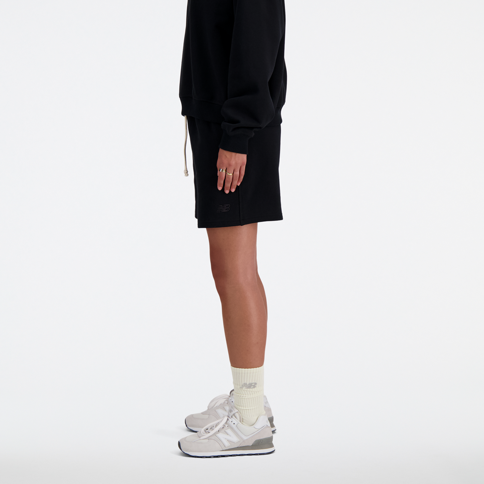 New Balance W NB Athletics French Terry Short in