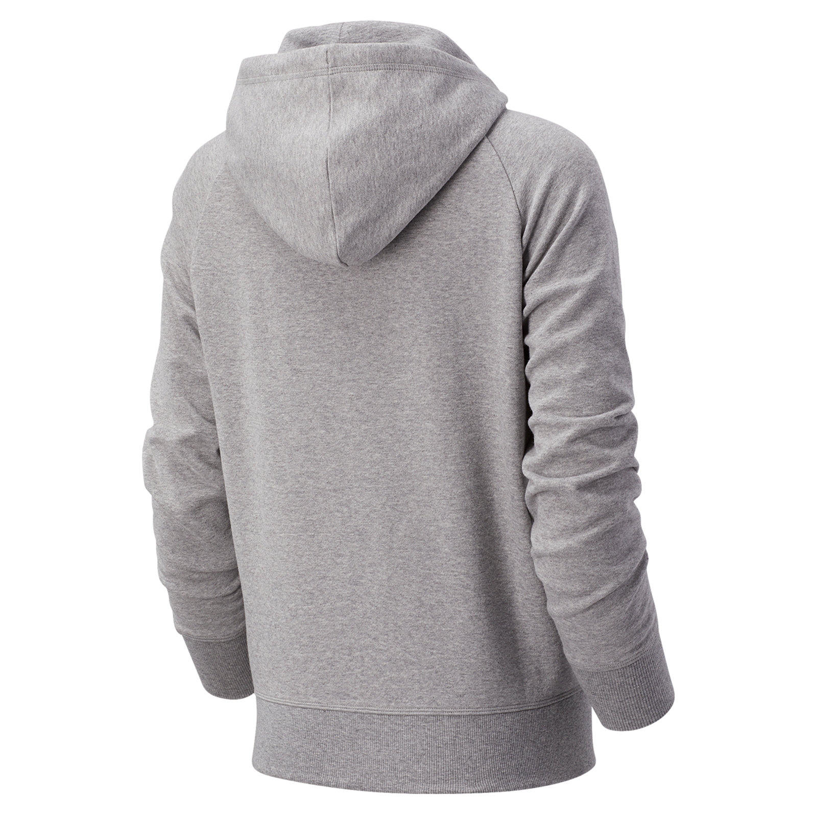New Balance W Essentials Stacked Logo PO Hoodie in GRAU