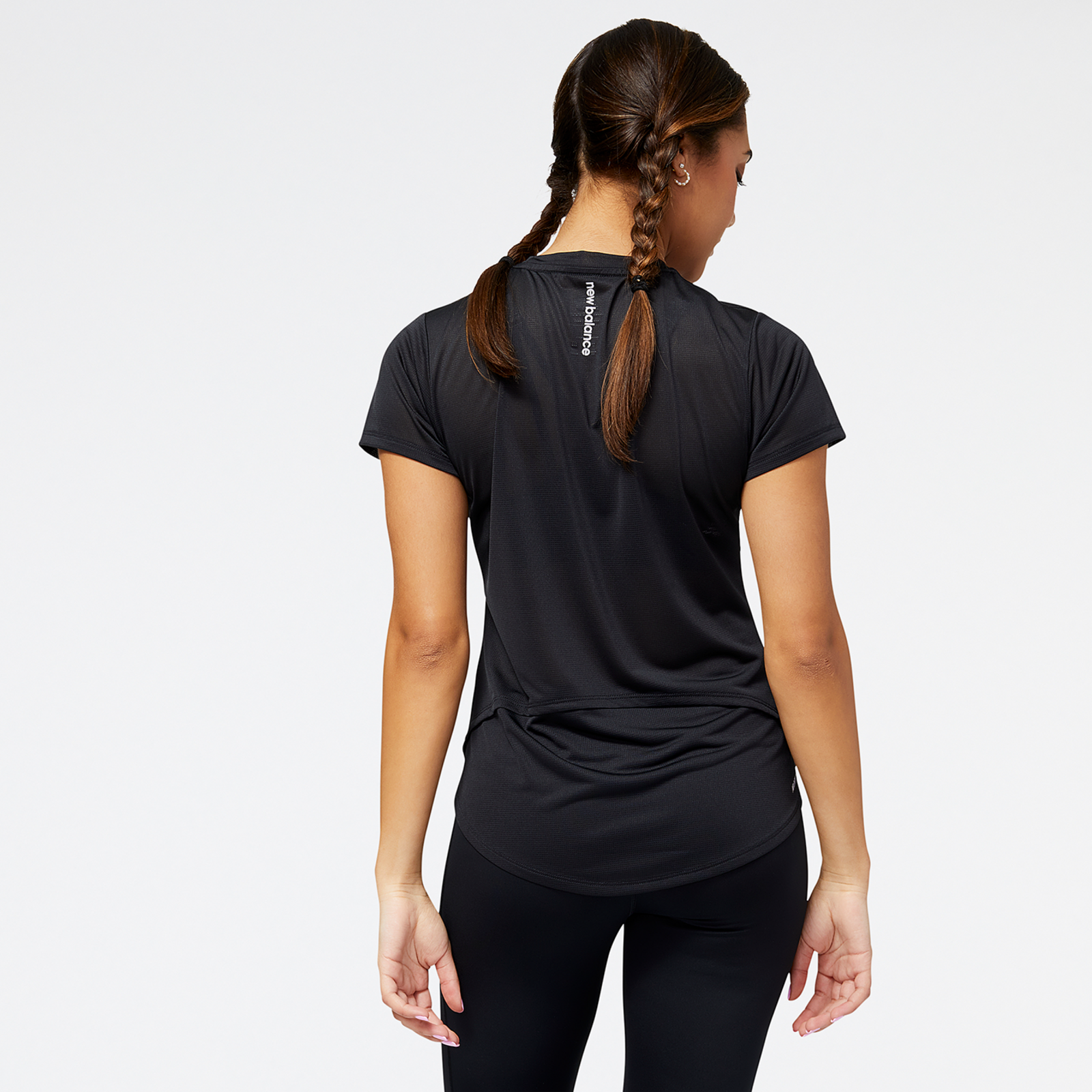 New Balance W Accelerate Short Sleeve Top in