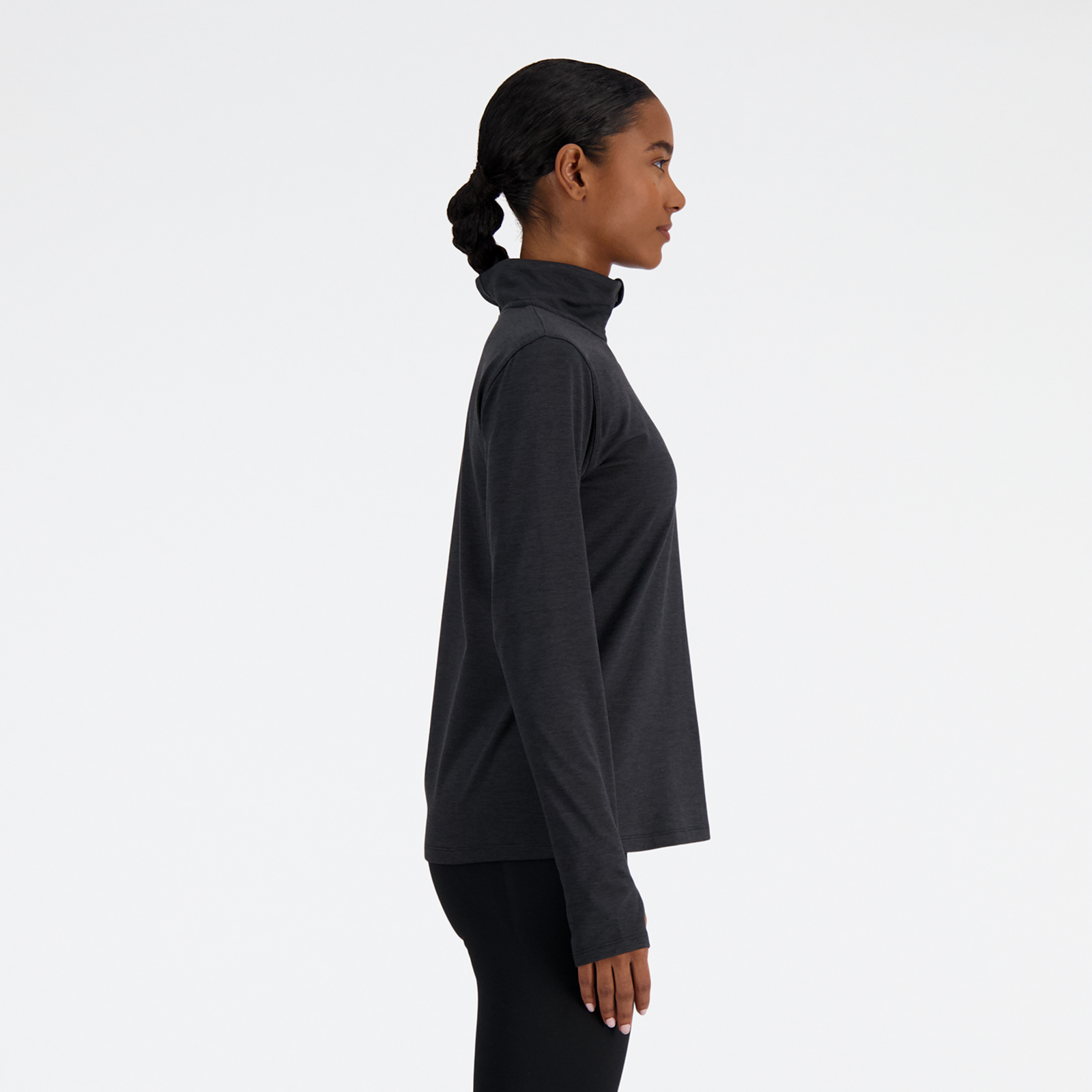 New Balance W Sport Essentials Space Dye Quarter Zip in