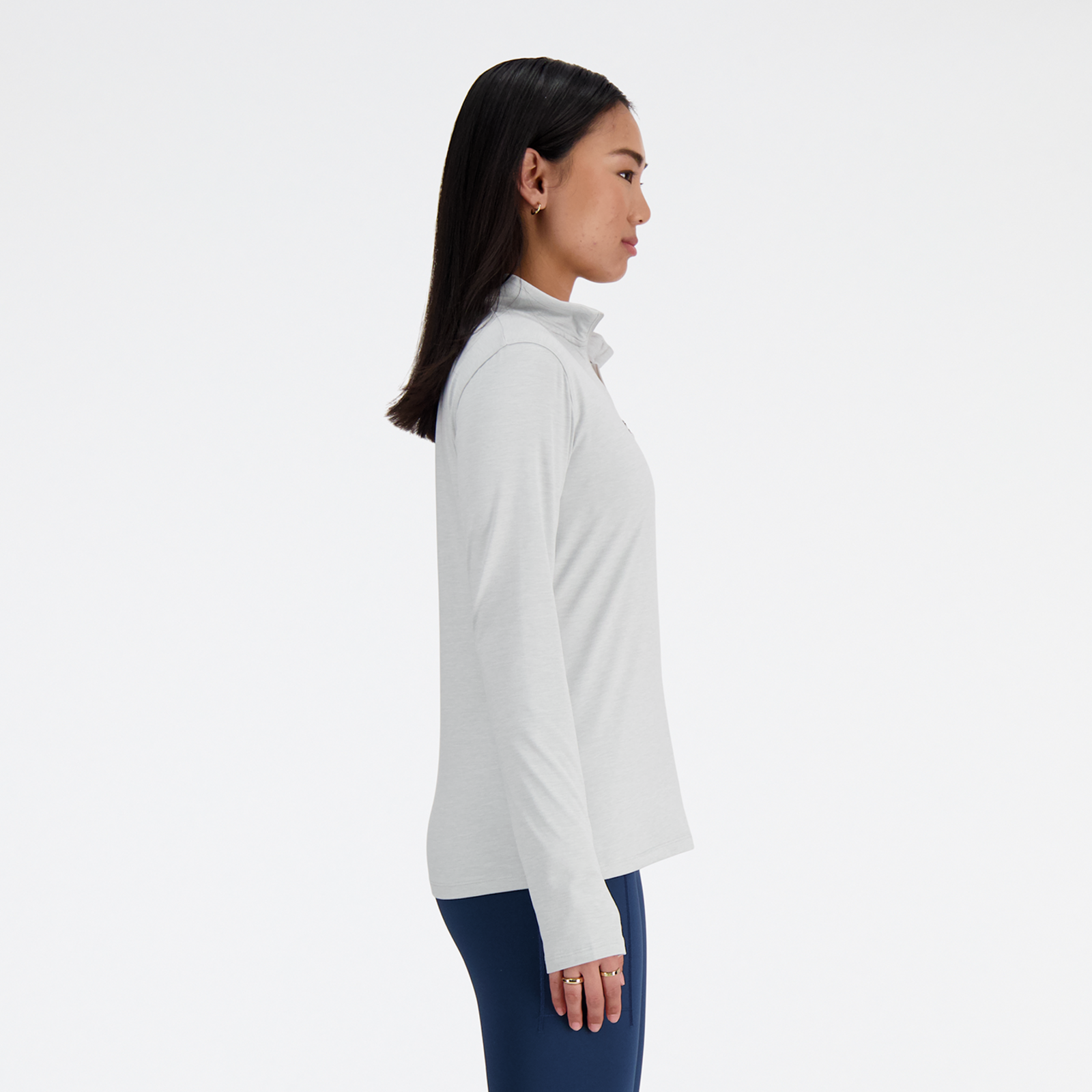 New Balance W Sport Essentials Space Dye Quarter Zip in