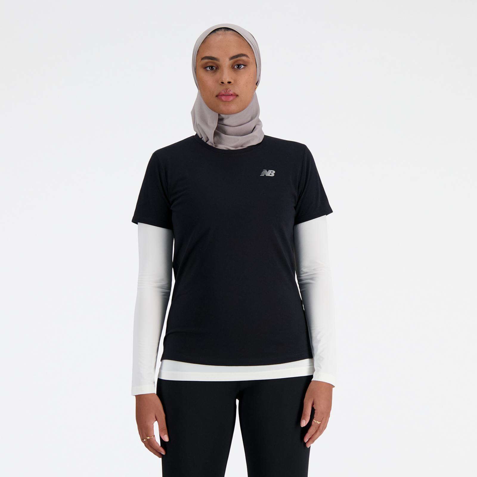 New Balance W Sport Essentials Heathertech T-Shirt in