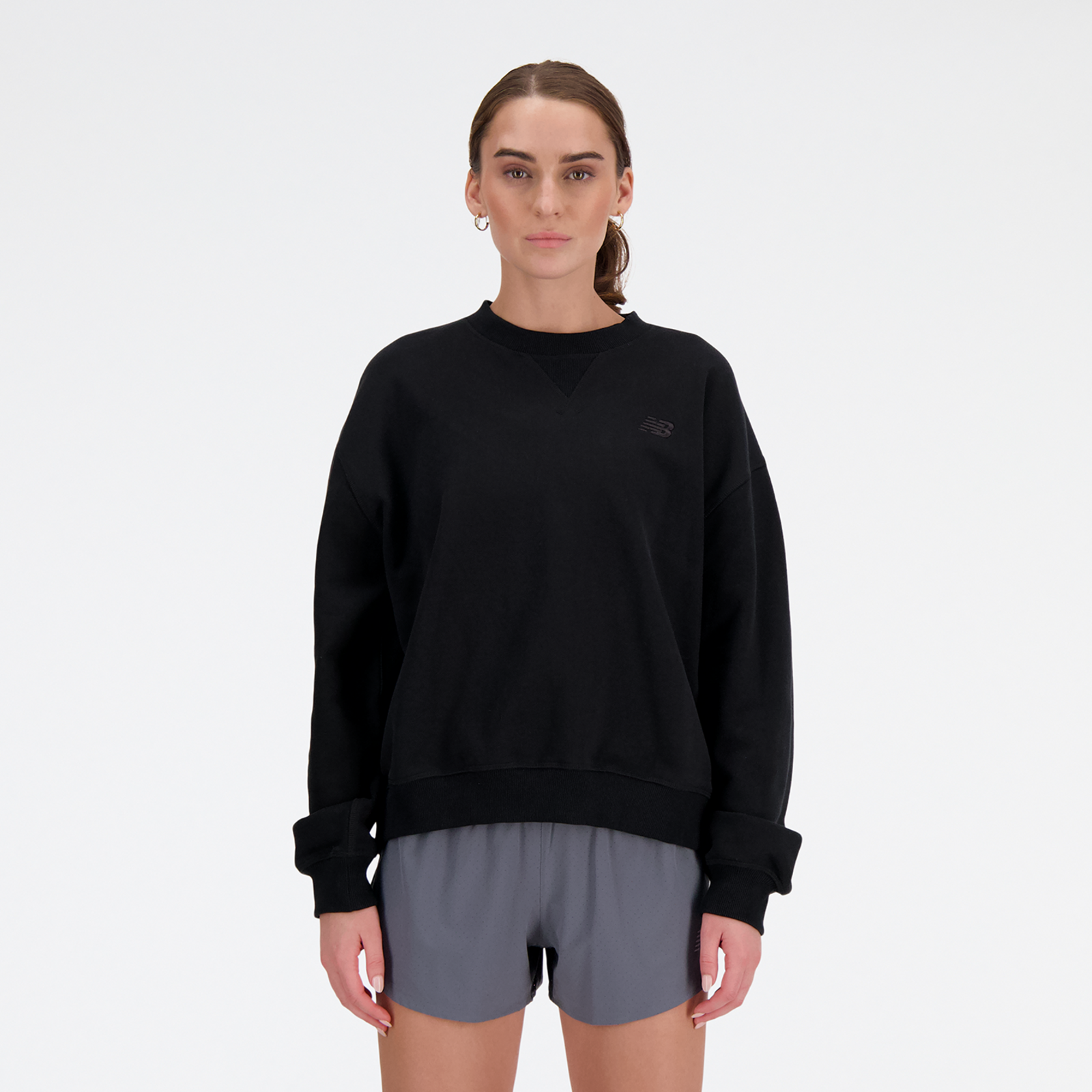 New Balance W NB Athletics French Terry Crew in