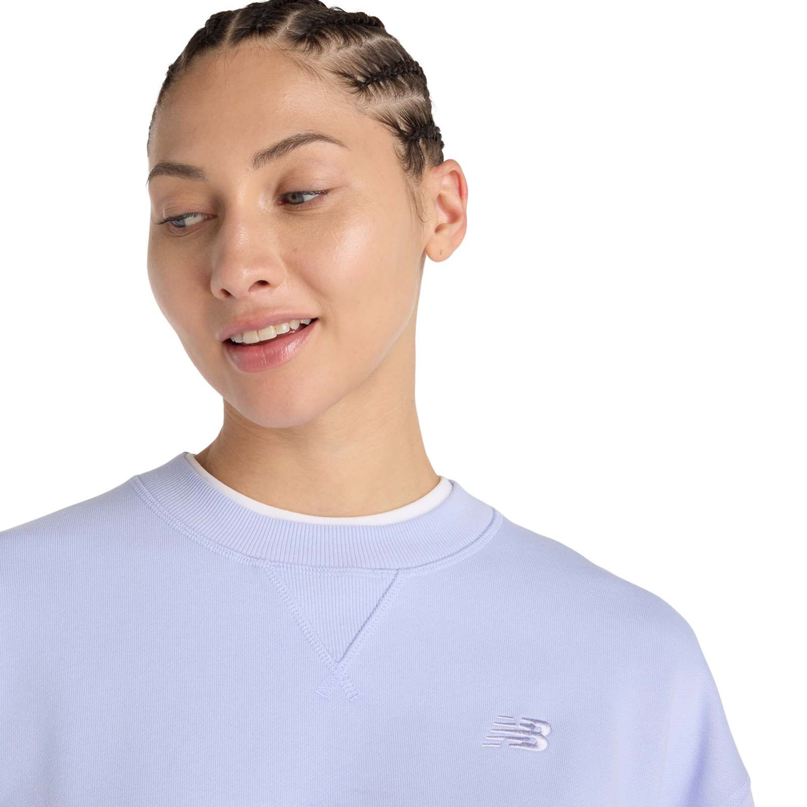 New Balance W NB Athletics French Terry Crew in