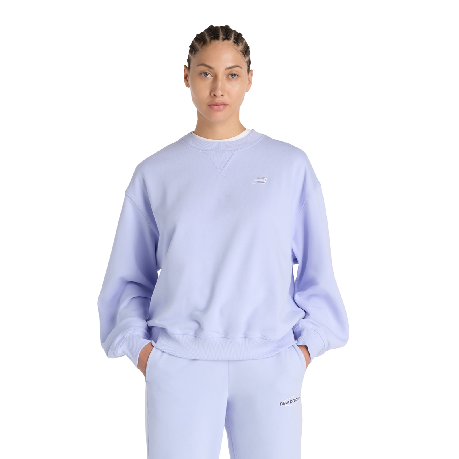 New Balance W NB Athletics French Terry Crew in