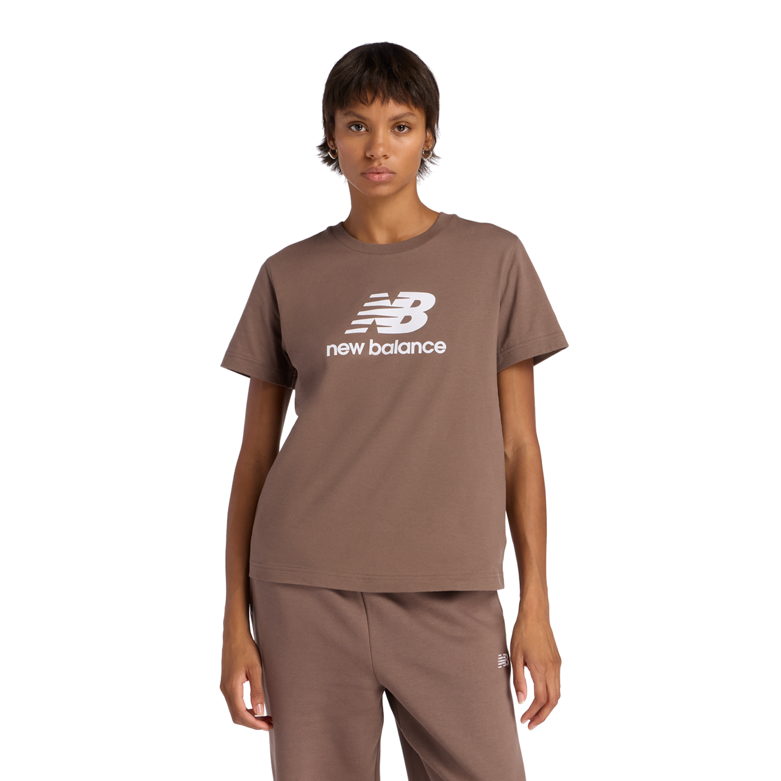 New Balance W Sport Essentials Jersey Logo T-Shirt in