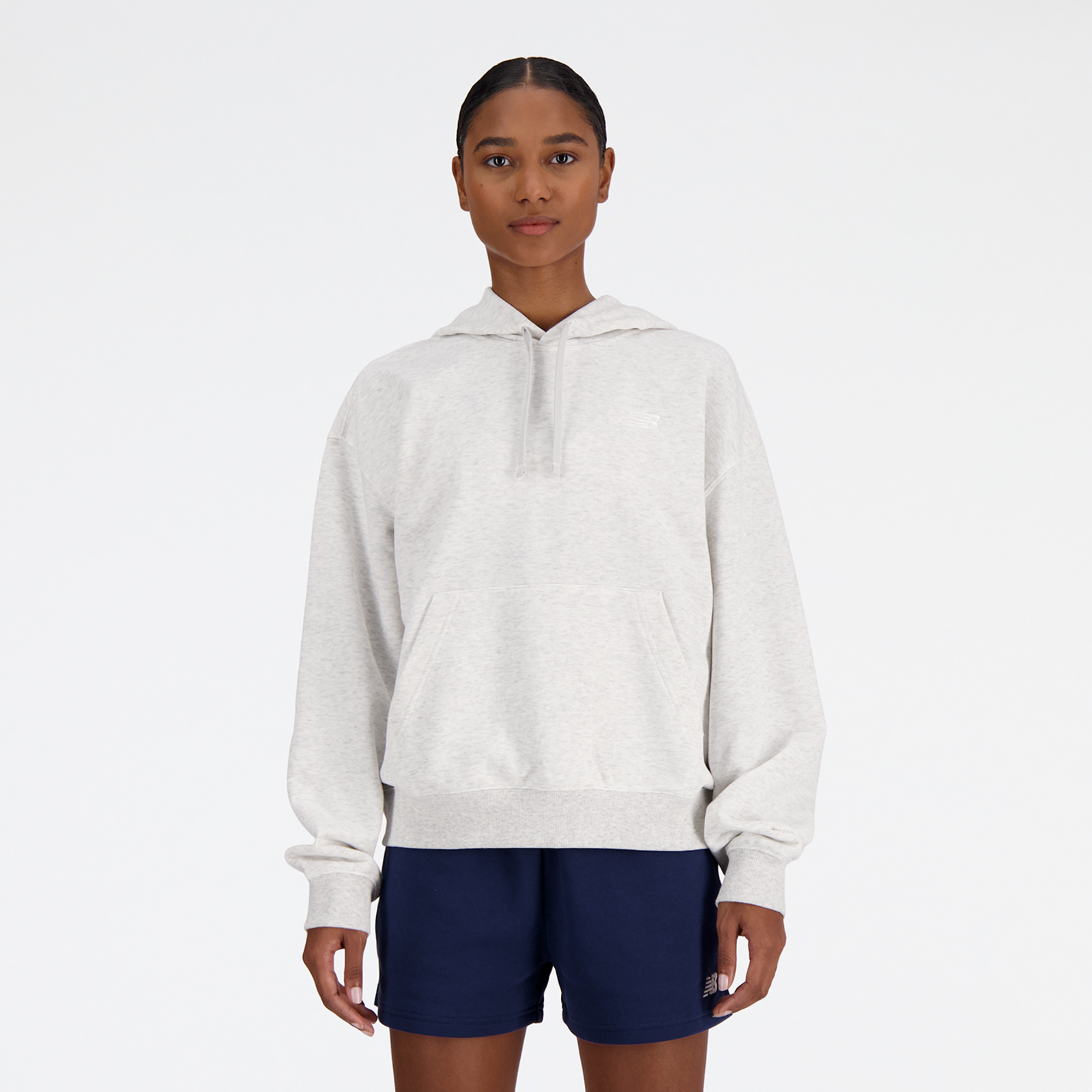 New Balance W Sport Essentials French Terry Small Logo Hoodie in