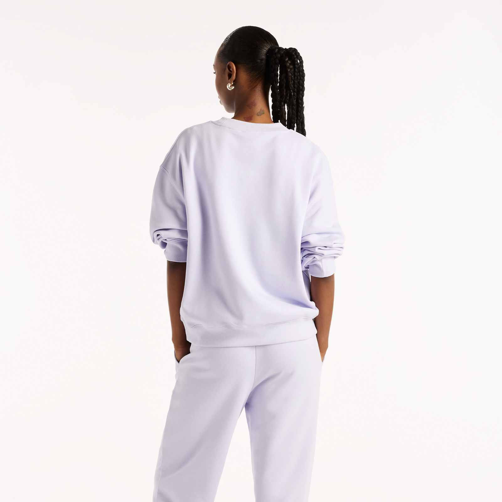New Balance W Sport Essentials French Terry Small Logo Crew in
