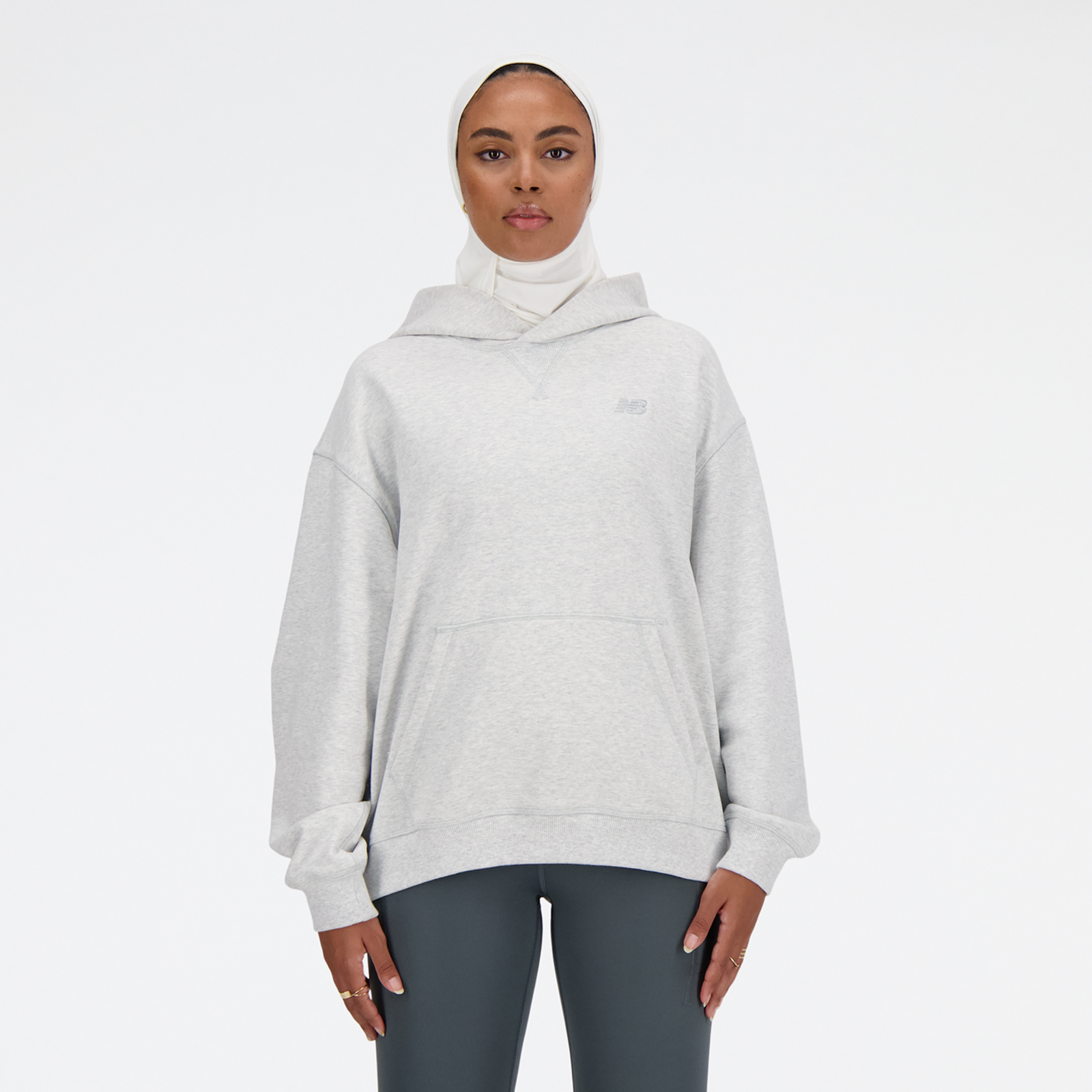 New Balance W NB Athletics French Terry Hoodie in
