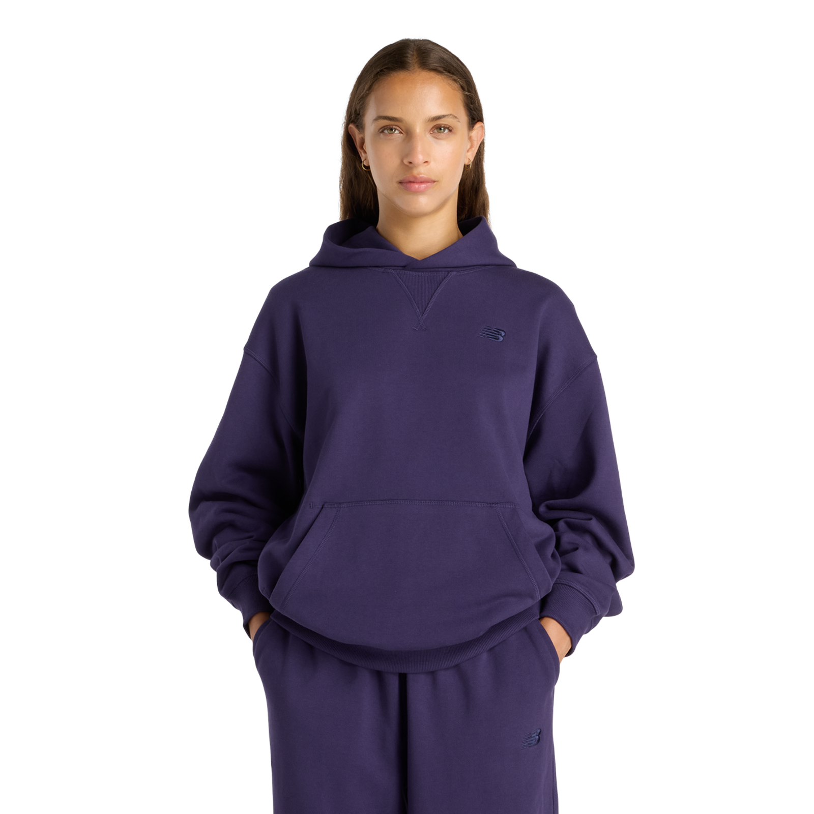 New Balance W NB Athletics French Terry Hoodie in
