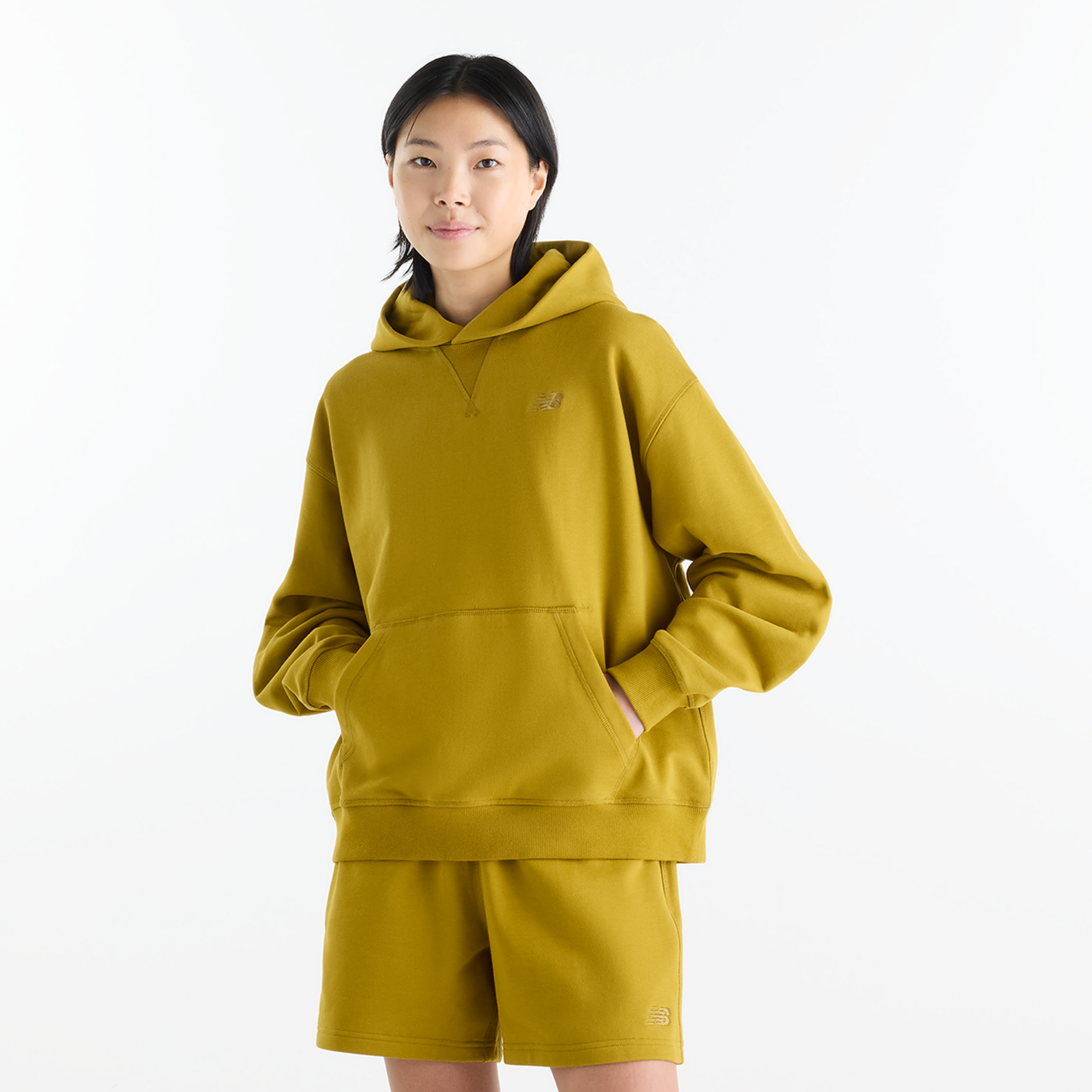 New Balance W NB Athletics French Terry Hoodie in