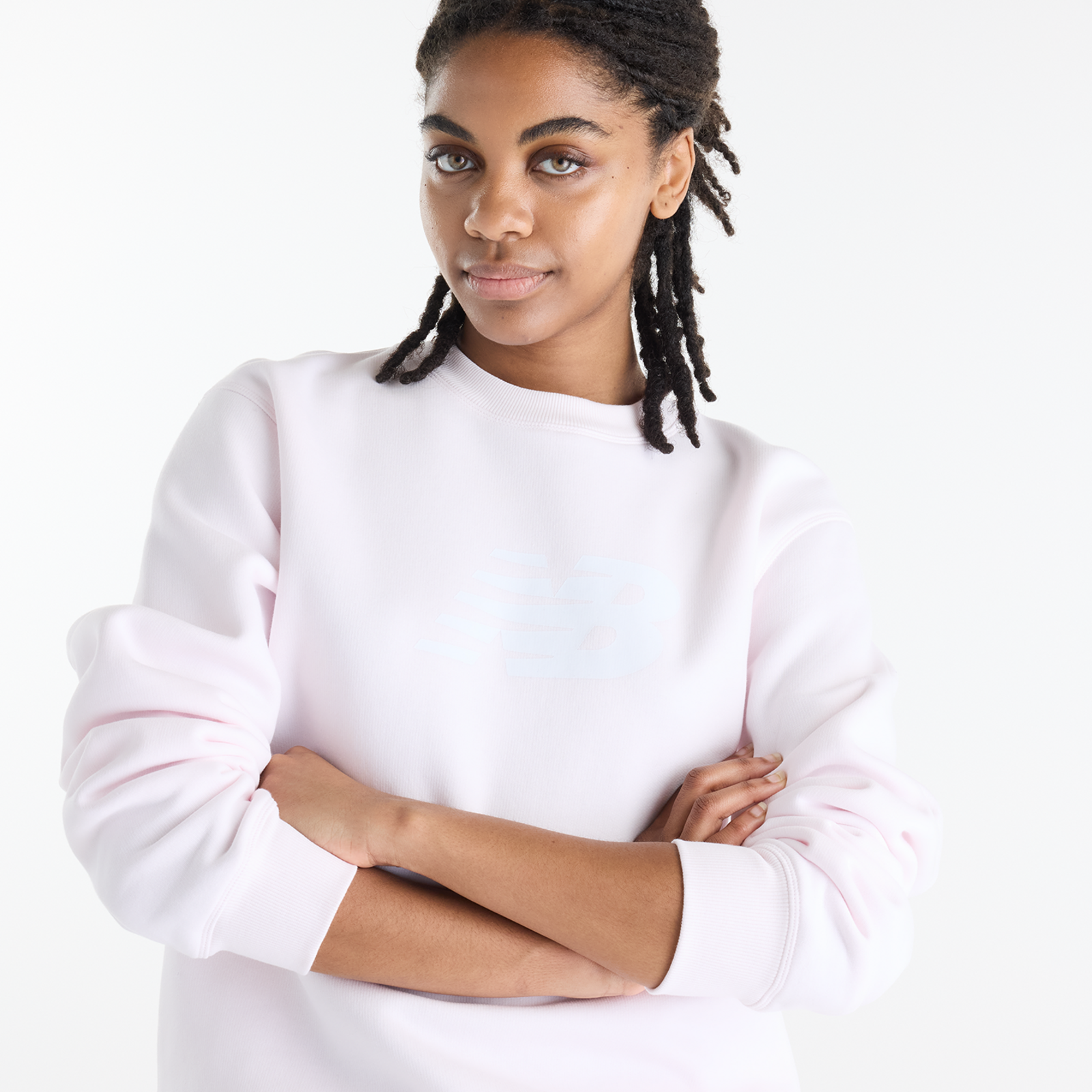 New Balance W Sport Fleece Logo Crew in