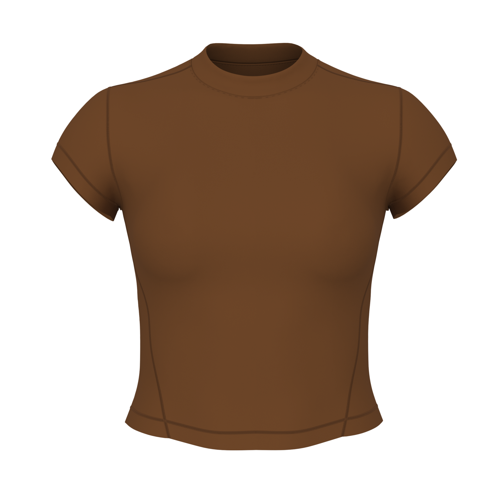 New Balance W NB Define Fitted T-Shirt in BRAUN