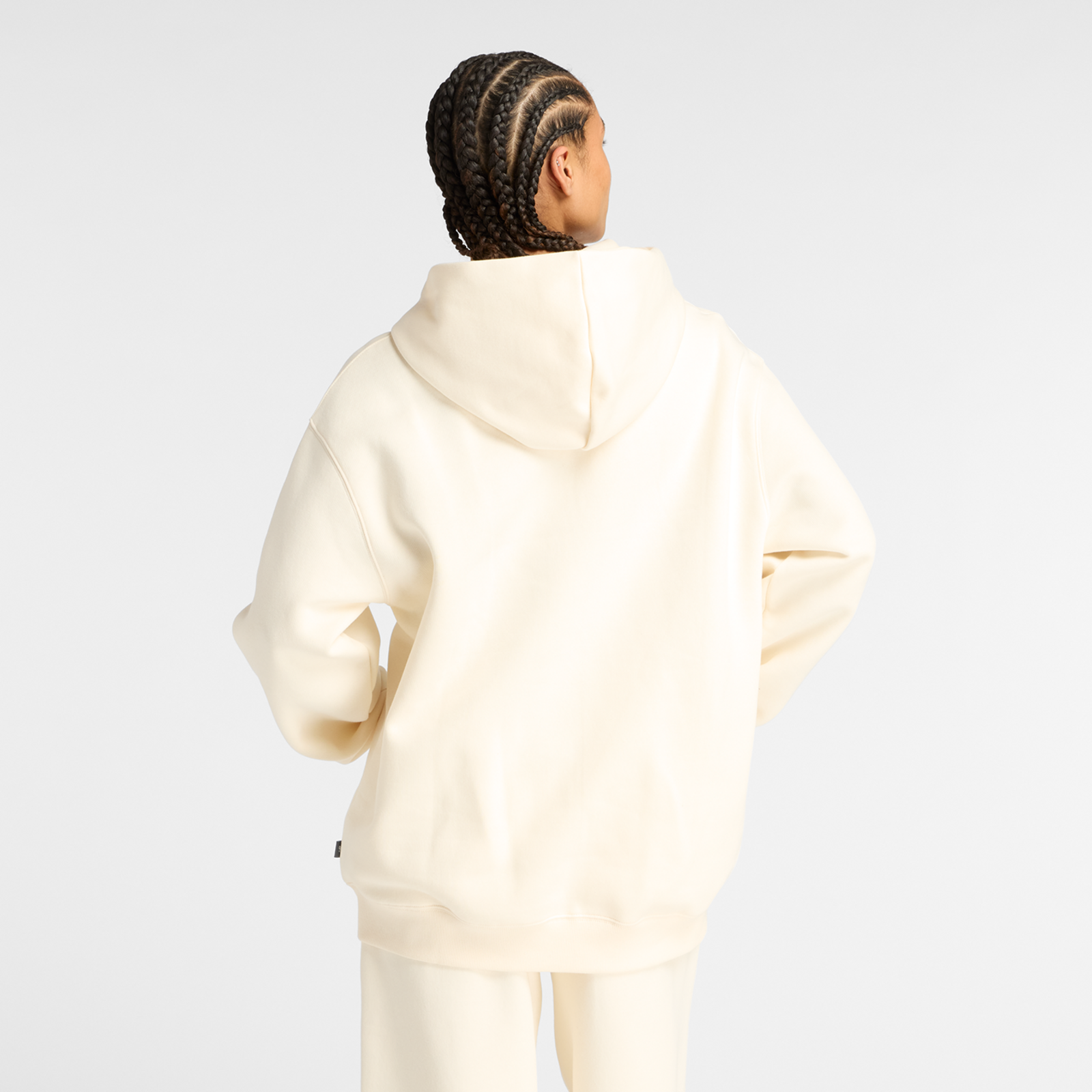 New Balance W Linear Heritage Fleece Long Hoodie in