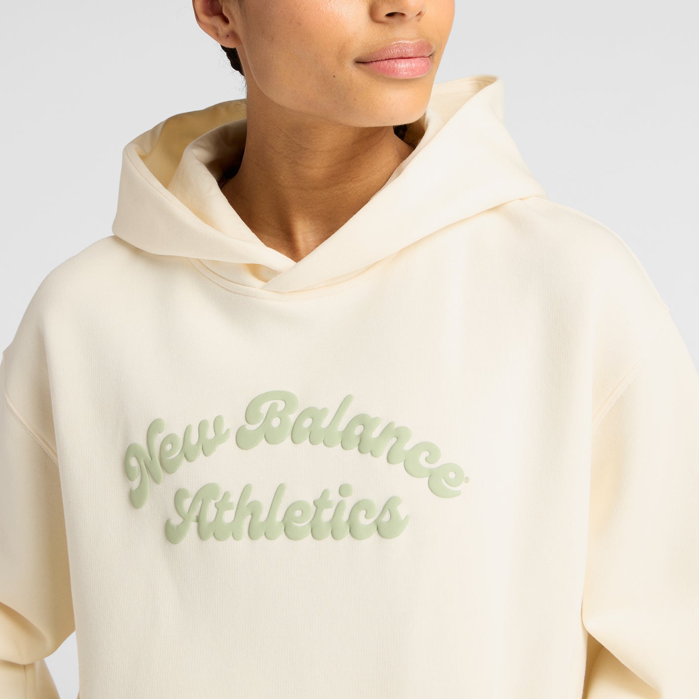 W Linear Heritage Fleece Long Hoodie