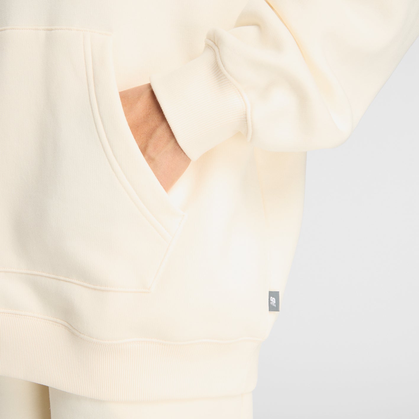 W Linear Heritage Fleece Long Hoodie