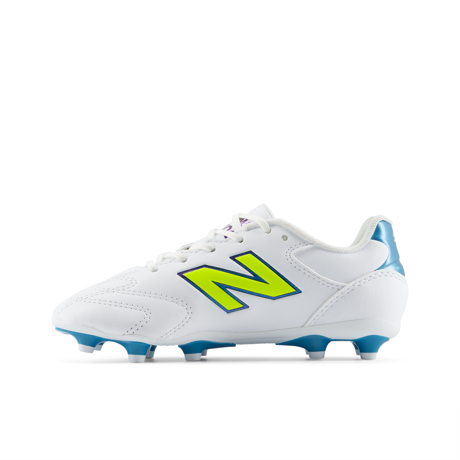 New Balance Y 442 Team Jnr FG v3 Nockenschuhe in WEISS