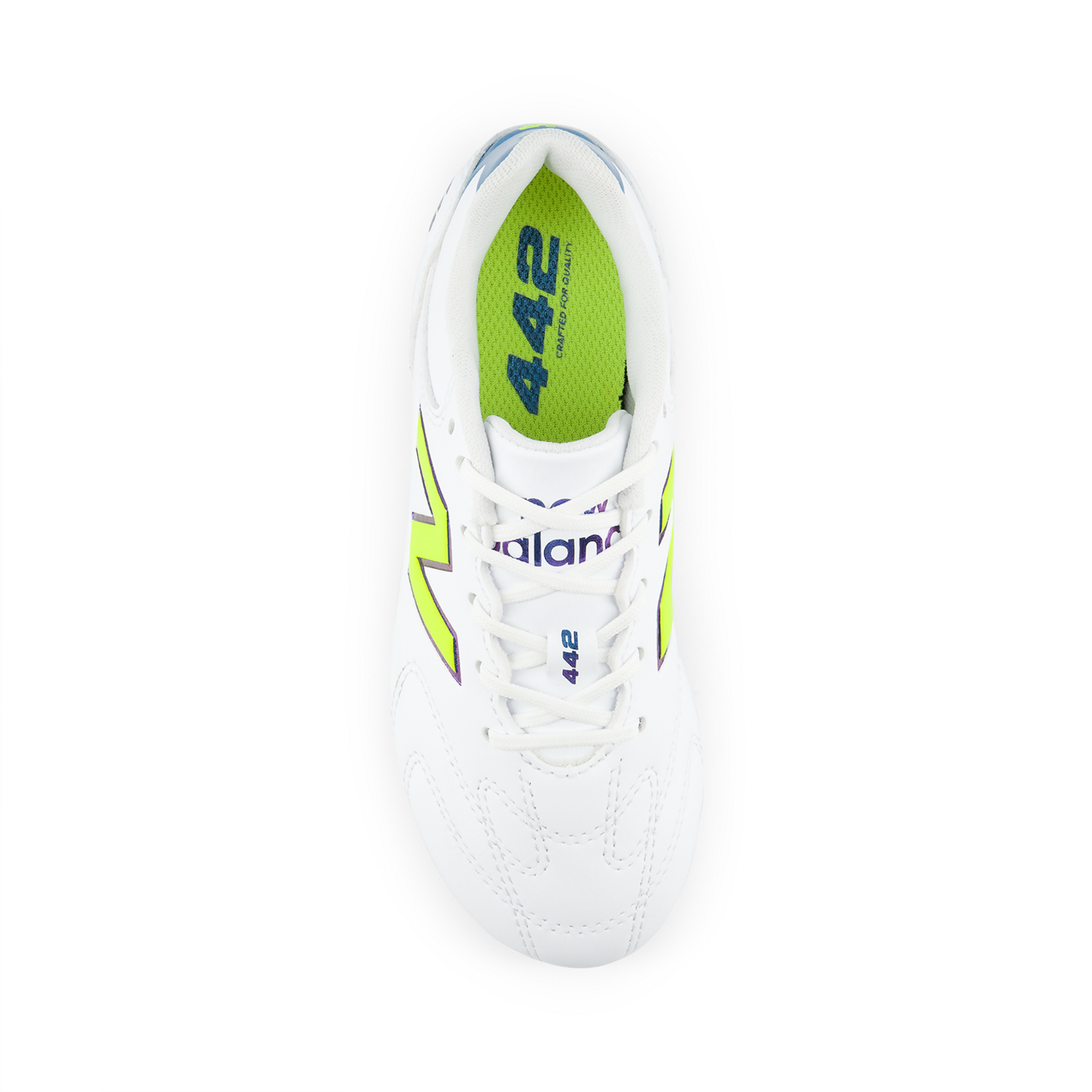 New Balance Y 442 Team Jnr FG v3 Nockenschuhe in WEISS