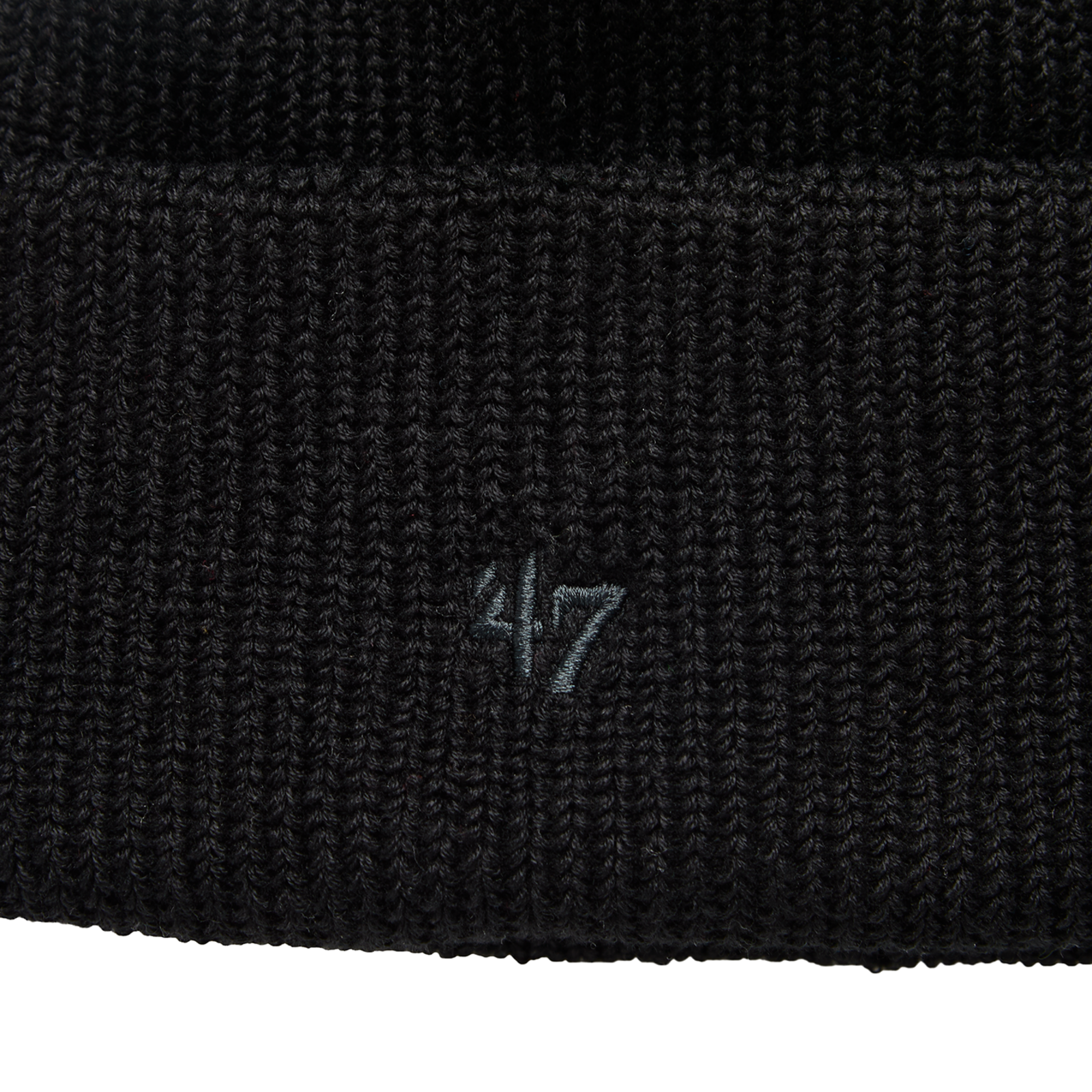 New Balance '47 Cuff Knit Hat in SCHWARZ