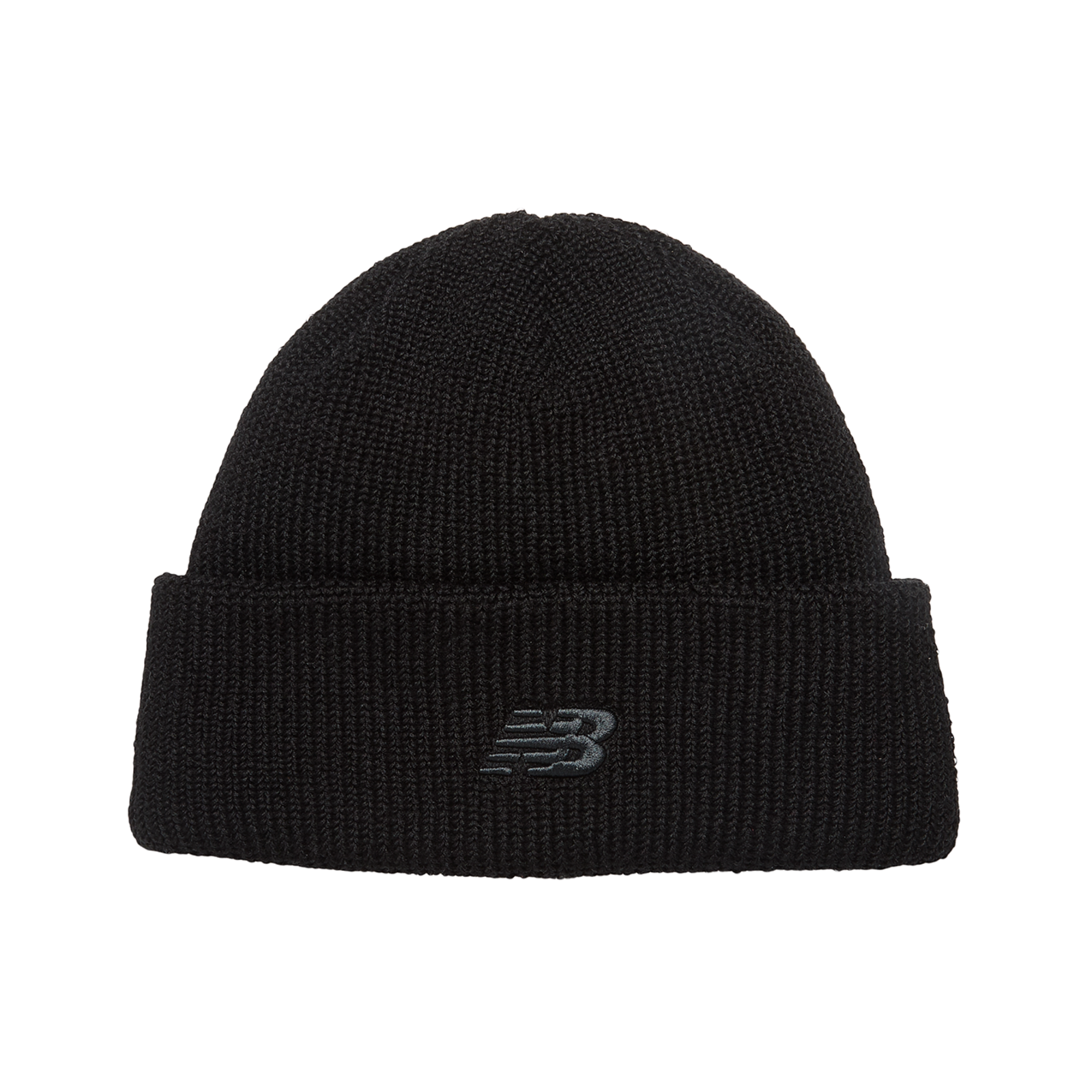 New Balance '47 Cuff Knit Hat in SCHWARZ
