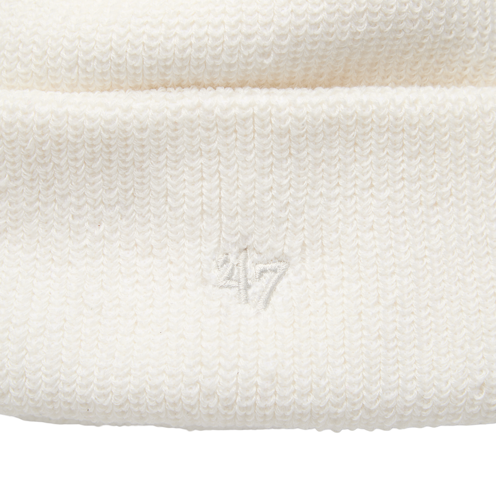 New Balance '47 Cuff Knit Hat in WEISS