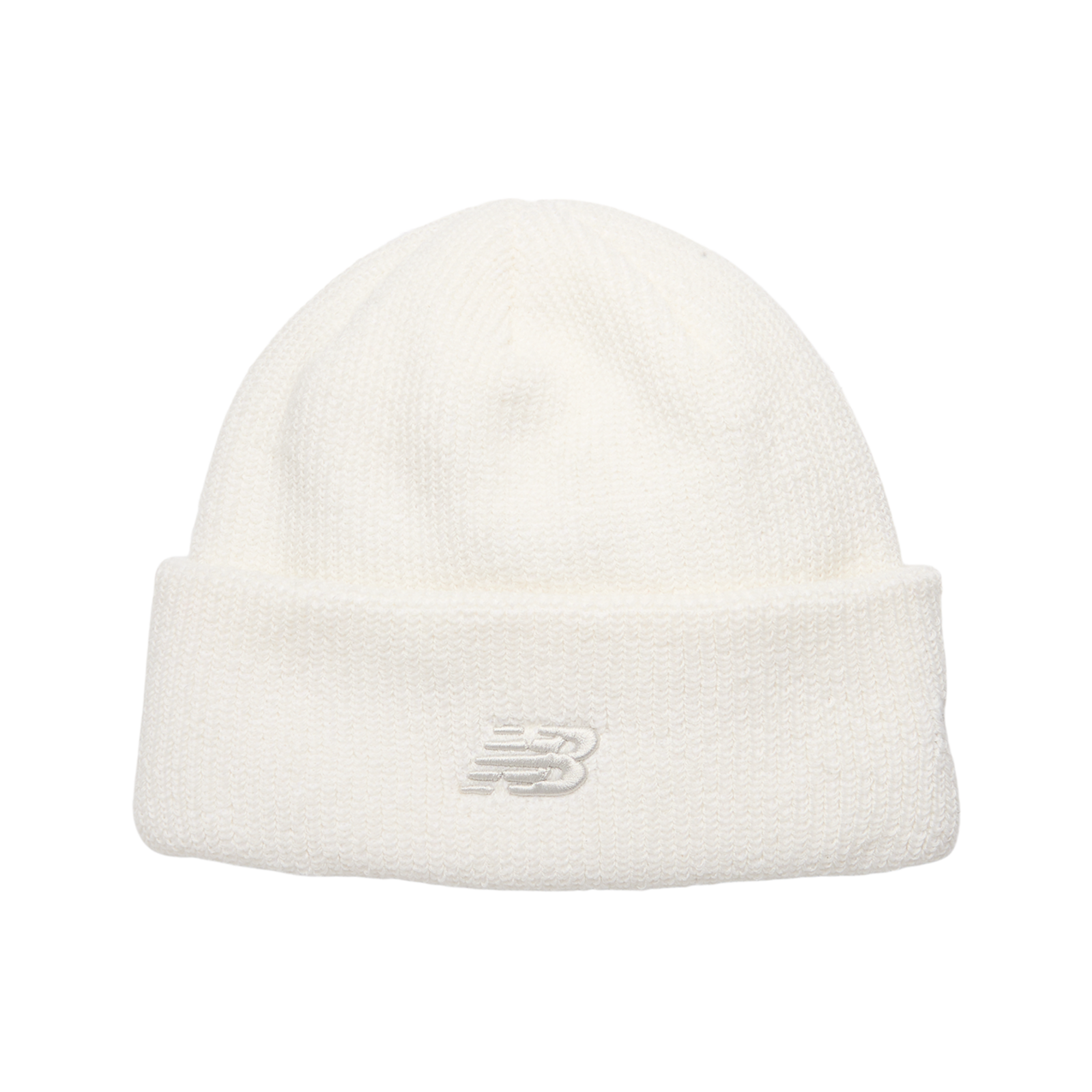 New Balance '47 Cuff Knit Hat in WEISS