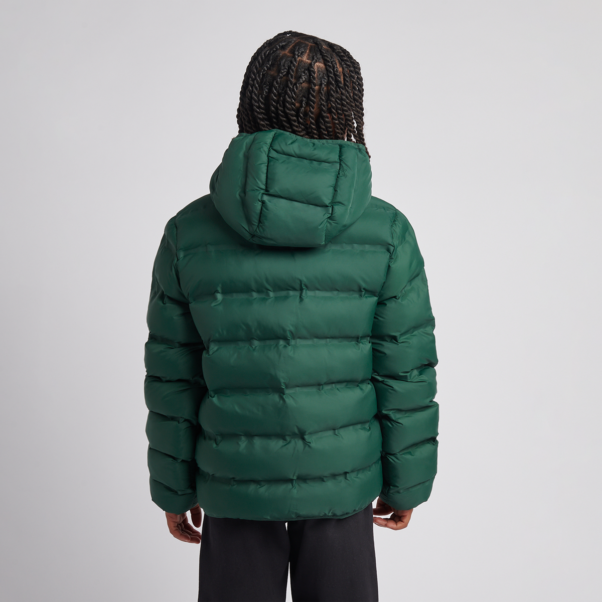 New Balance B NB Bond Quilted Jacket in GRÜN