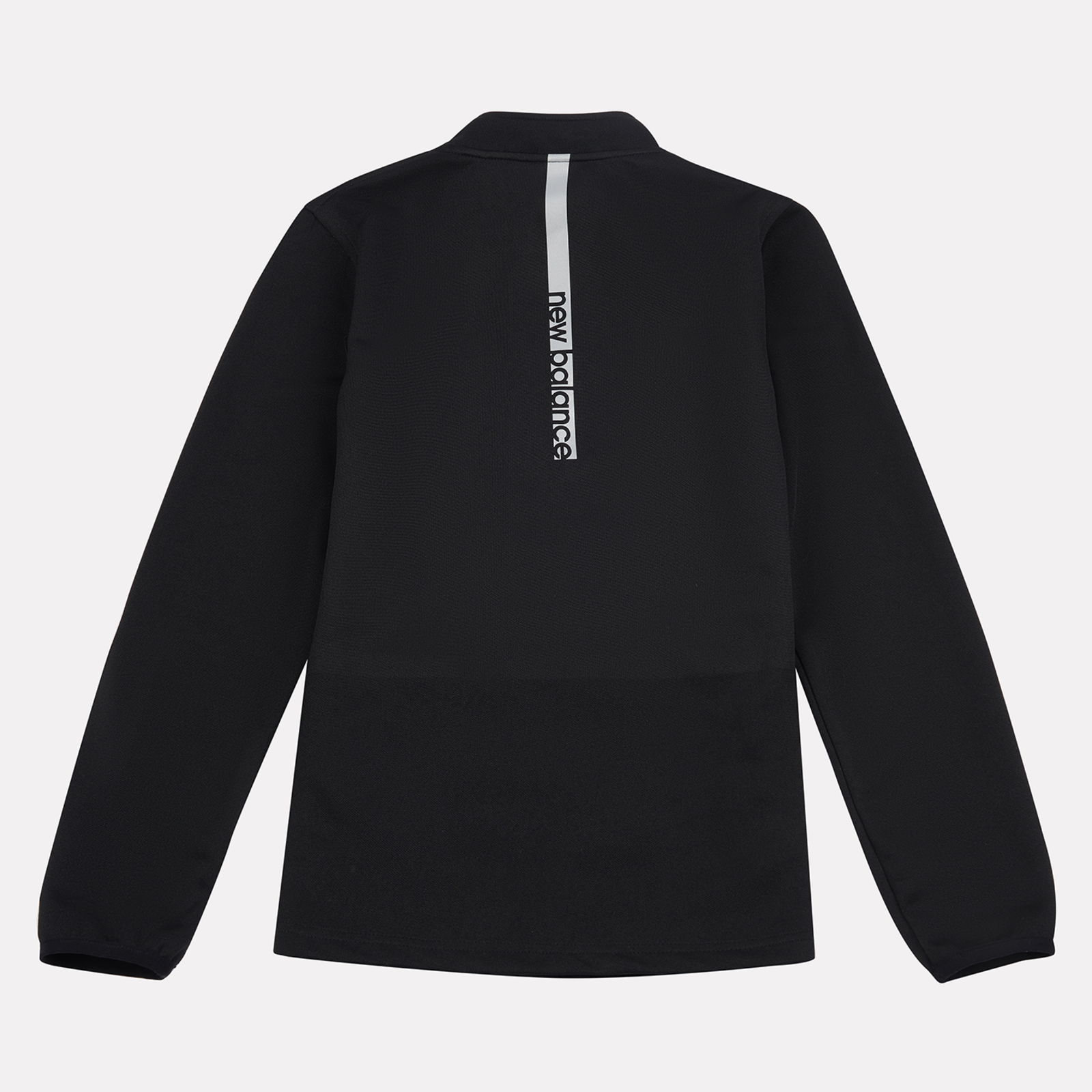 New Balance B NB Tricot Full Zip Funnel Top in SCHWARZ