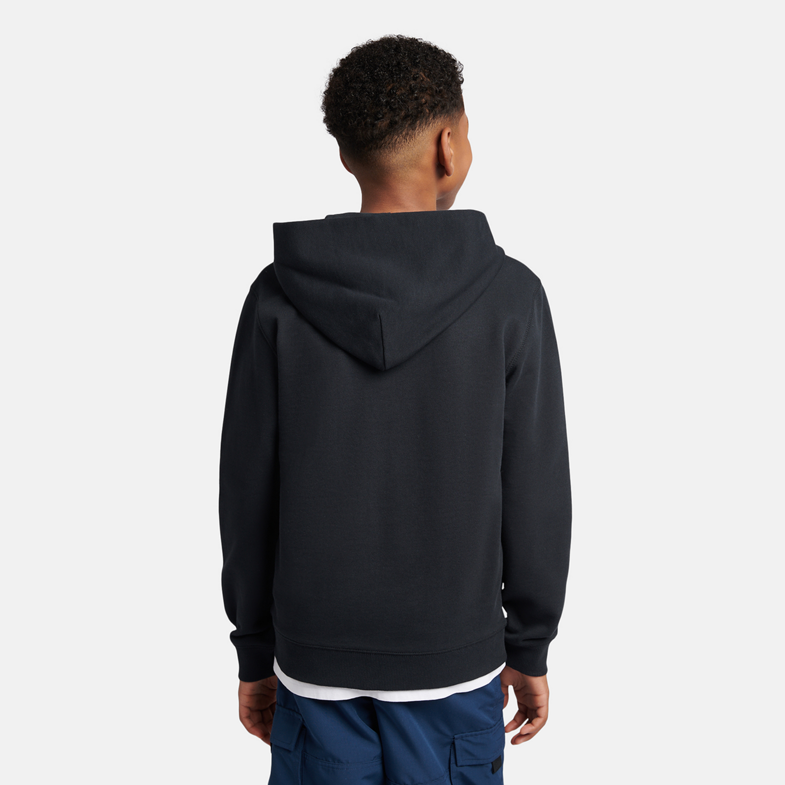 New Balance B New Balance French Terry Small Logo FZ Hoodie in SCHWARZ