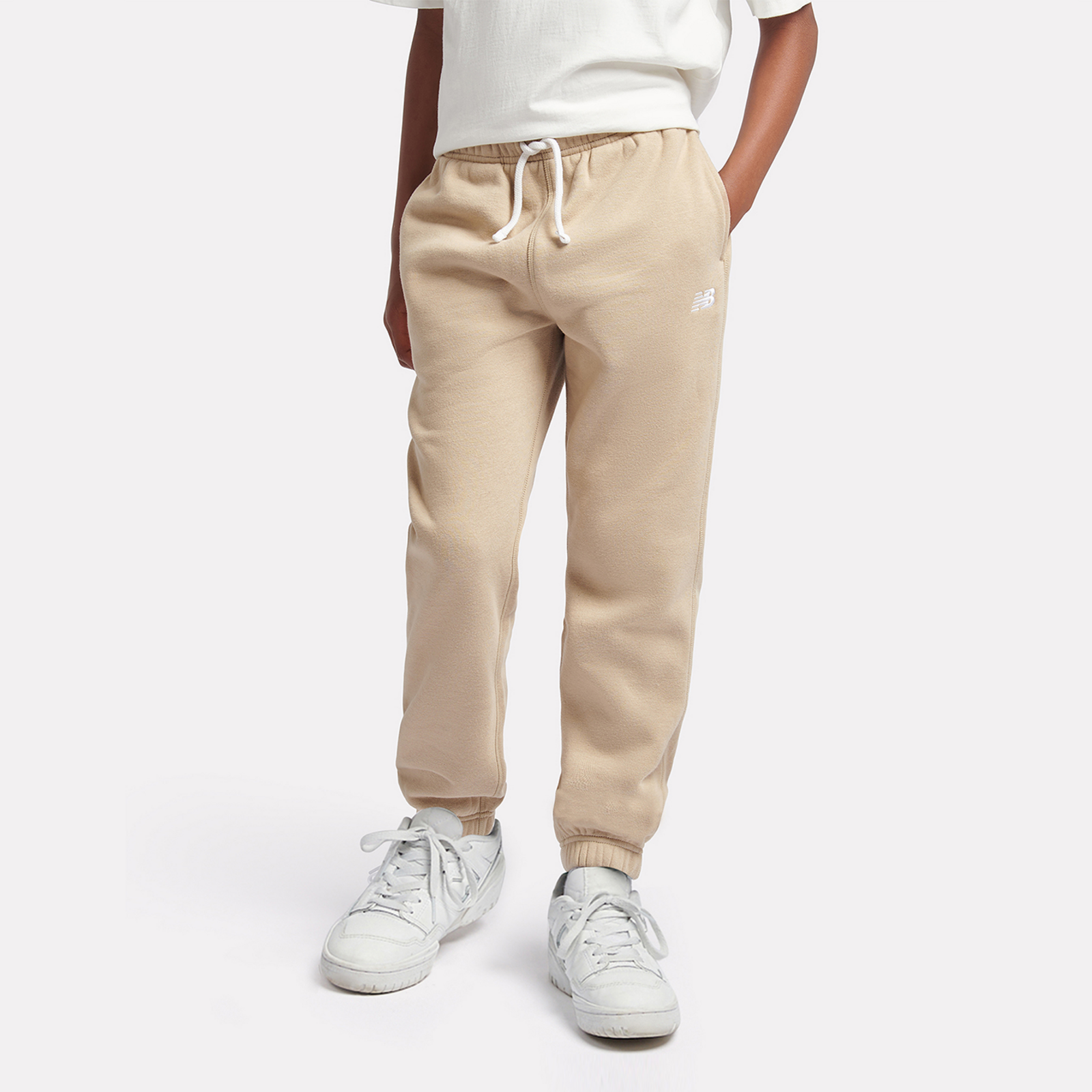New Balance B New Balance French Terry Small Logo Jogger in
